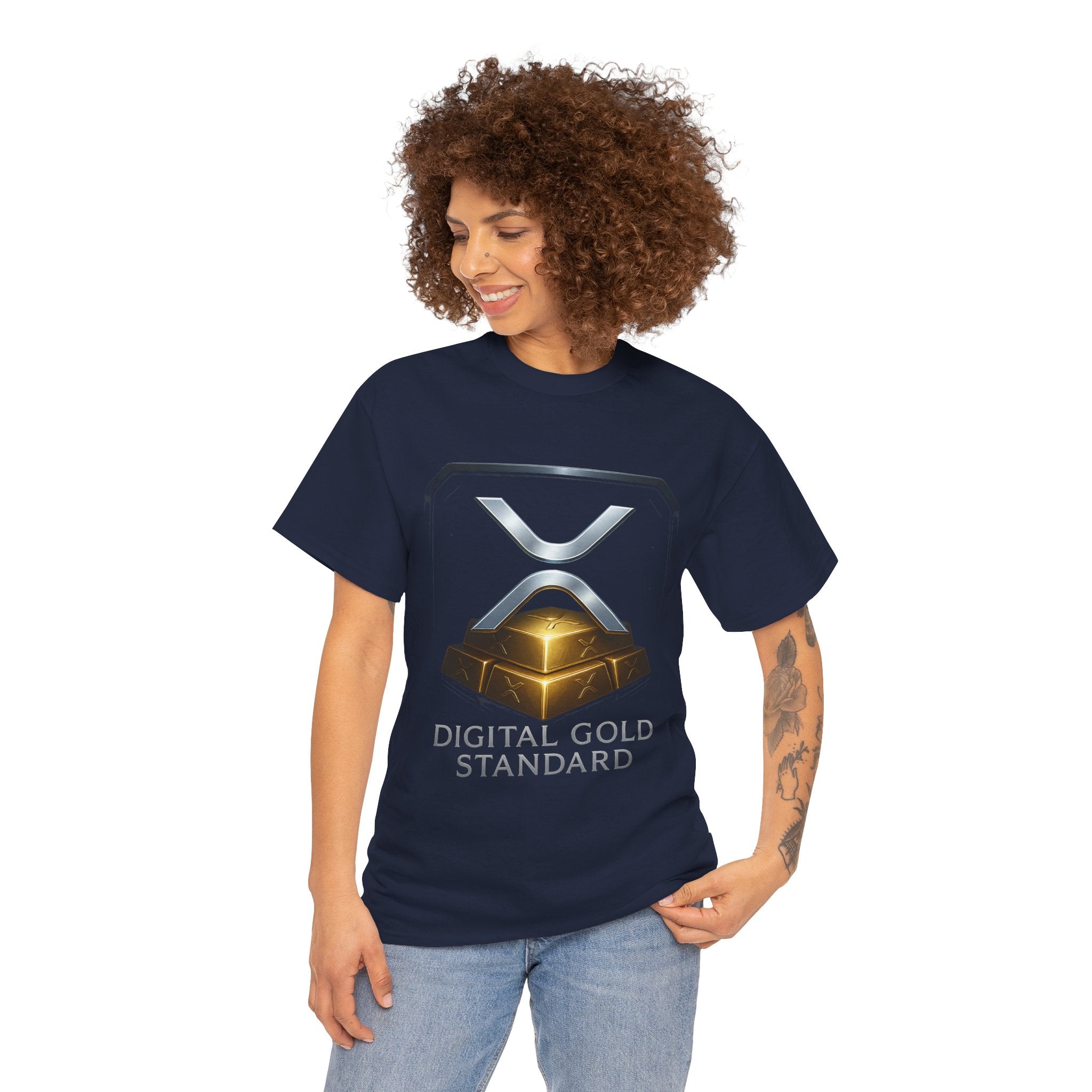 XRP 'Digital Gold Standard' Tee — Cryptocurrency Logo Shirt
