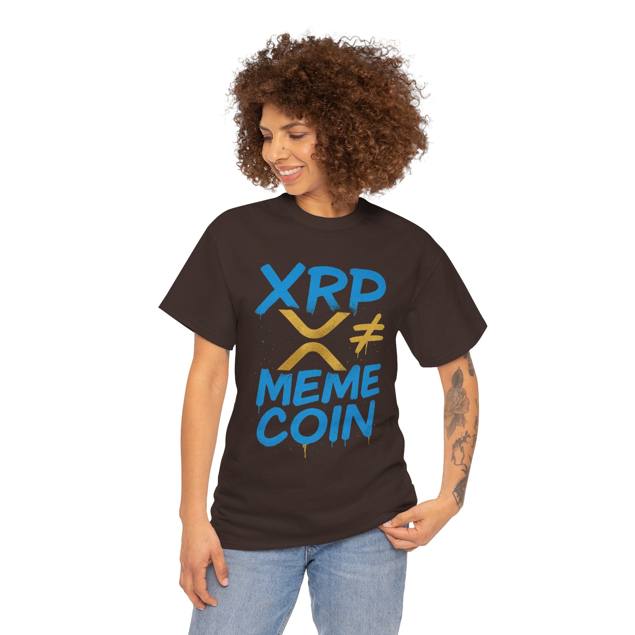 XRP ≠ Meme Coin T‑Shirt — Crypto Advocate Graphic Tee