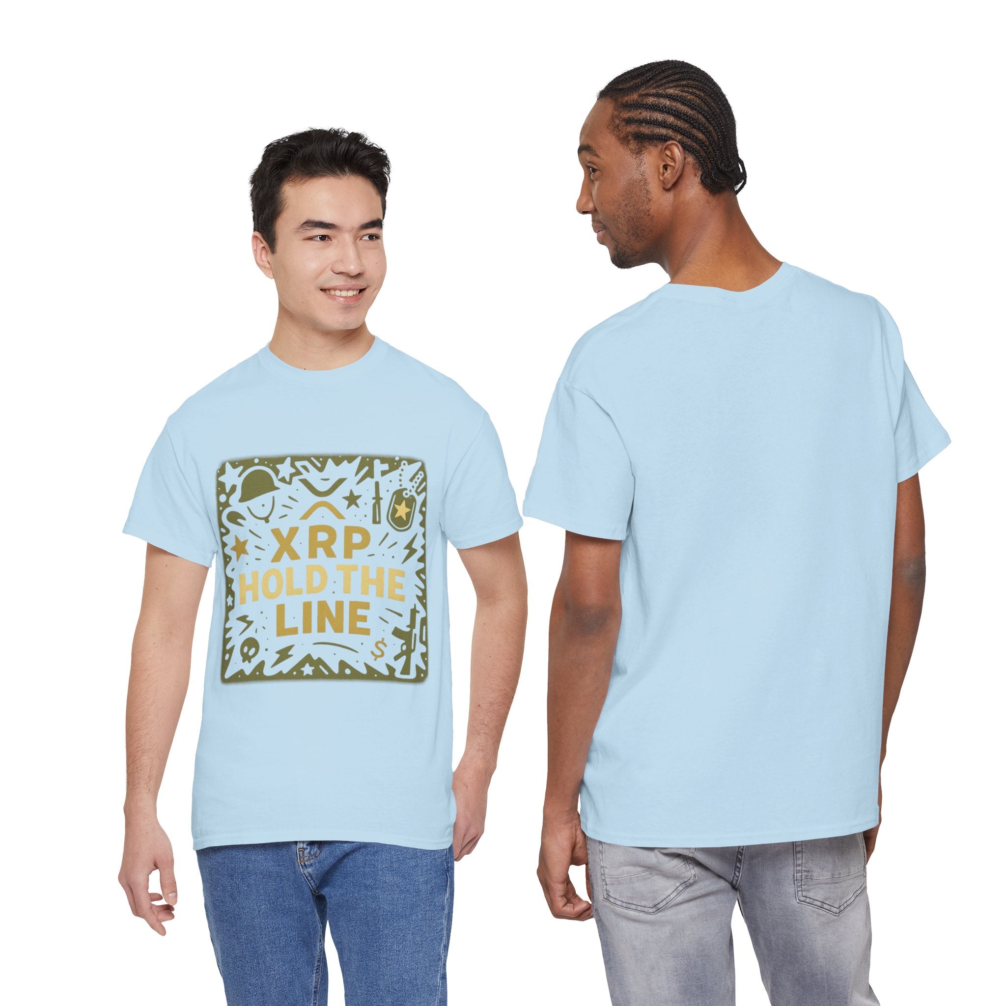 T-Shirt — XRP Hold The Line Crypto Graphic Tee