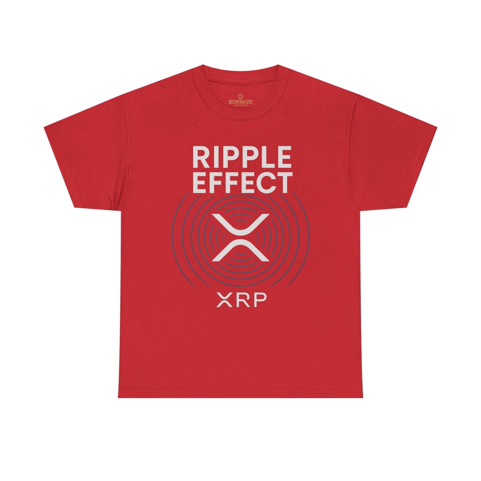 Ripple Effect XRP Tee — Minimal Cryptocurrency Logo T-Shirt