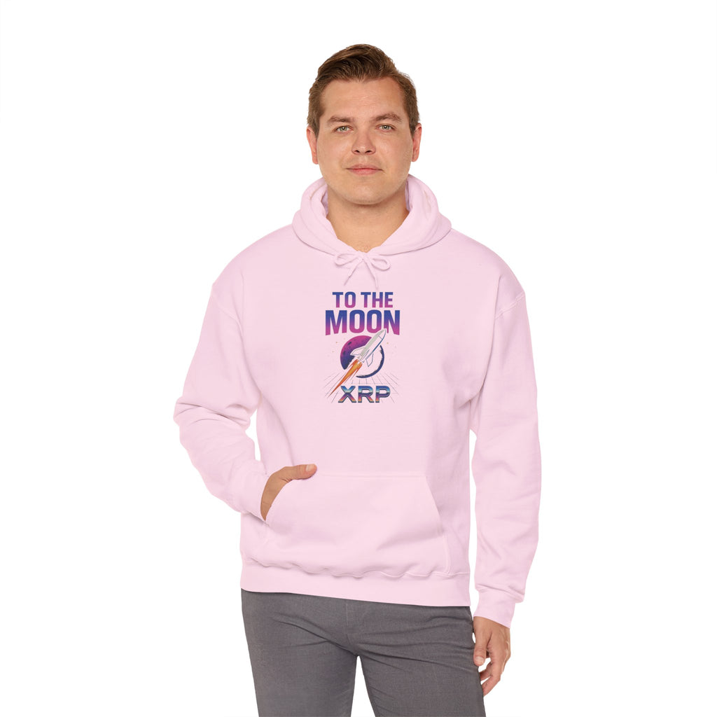 XRP To The Moon Hoodie – Crypto Investor Sweatshirt