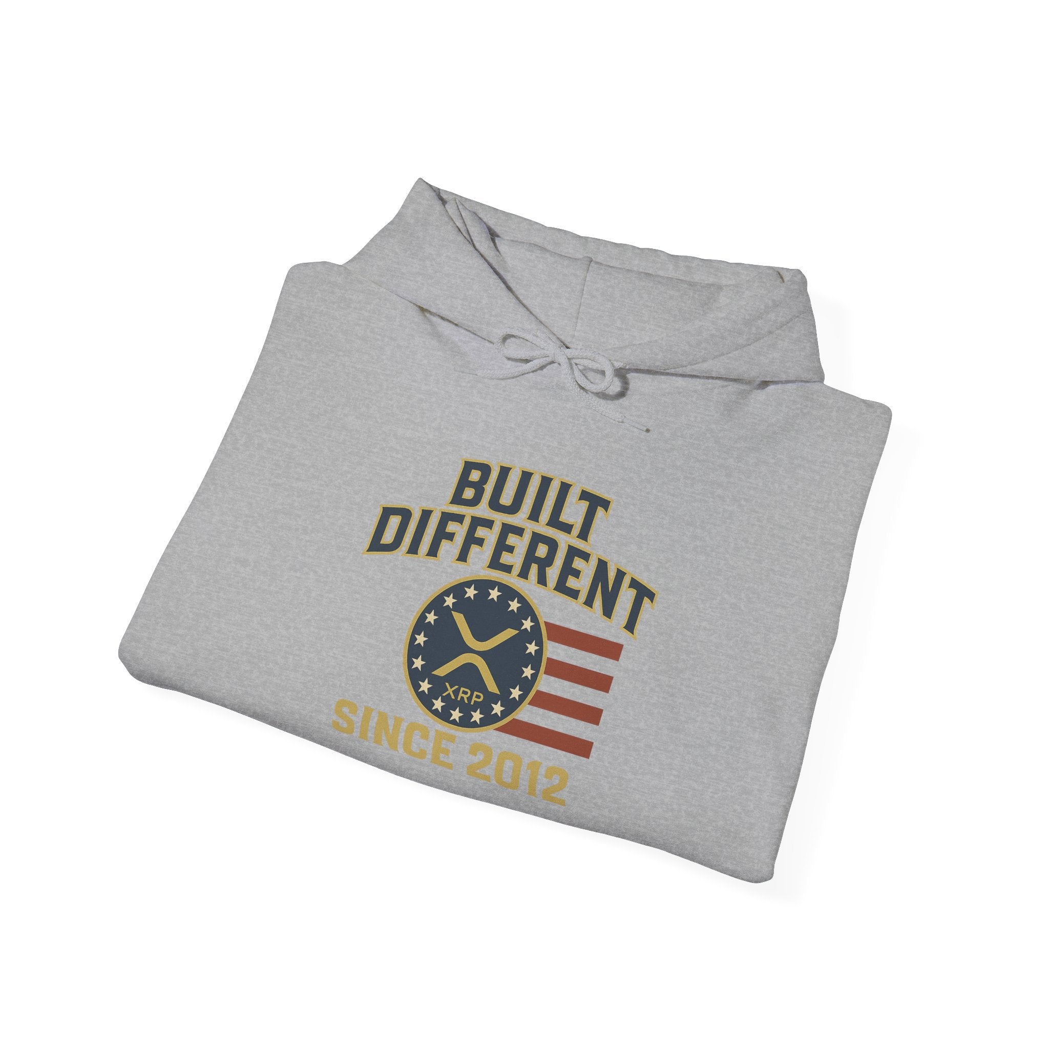 Built Different Hoodie • 'Built Different Since 2012' Patriotic Casual Pullover