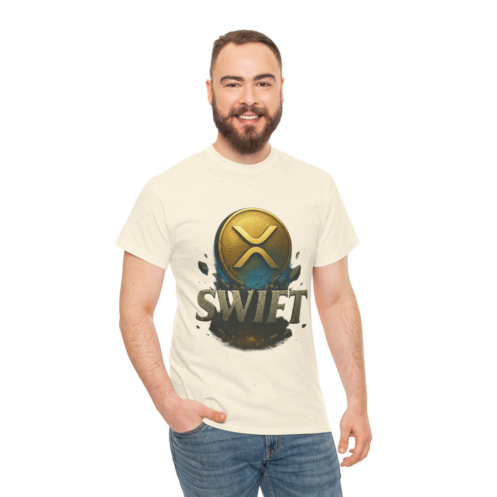 XRP Swift Cryptocurrency T‑Shirt — Ripple Coin Logo Graphic Tee