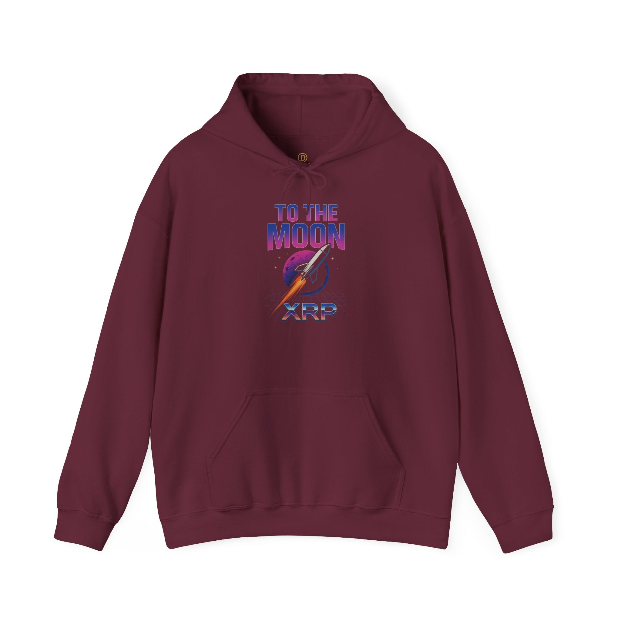 XRP To The Moon Hoodie – Crypto Investor Sweatshirt