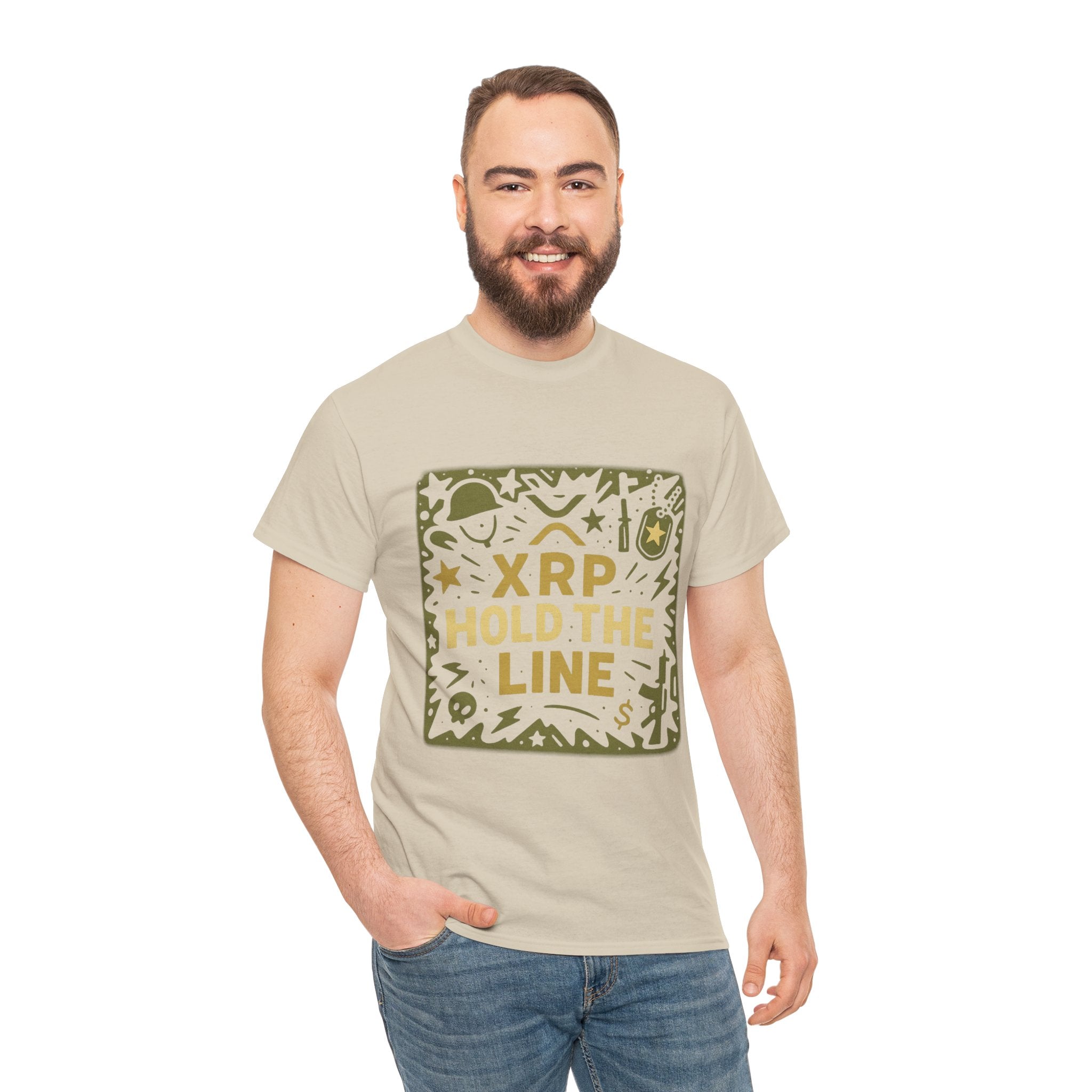 T-Shirt — XRP Hold The Line Crypto Graphic Tee