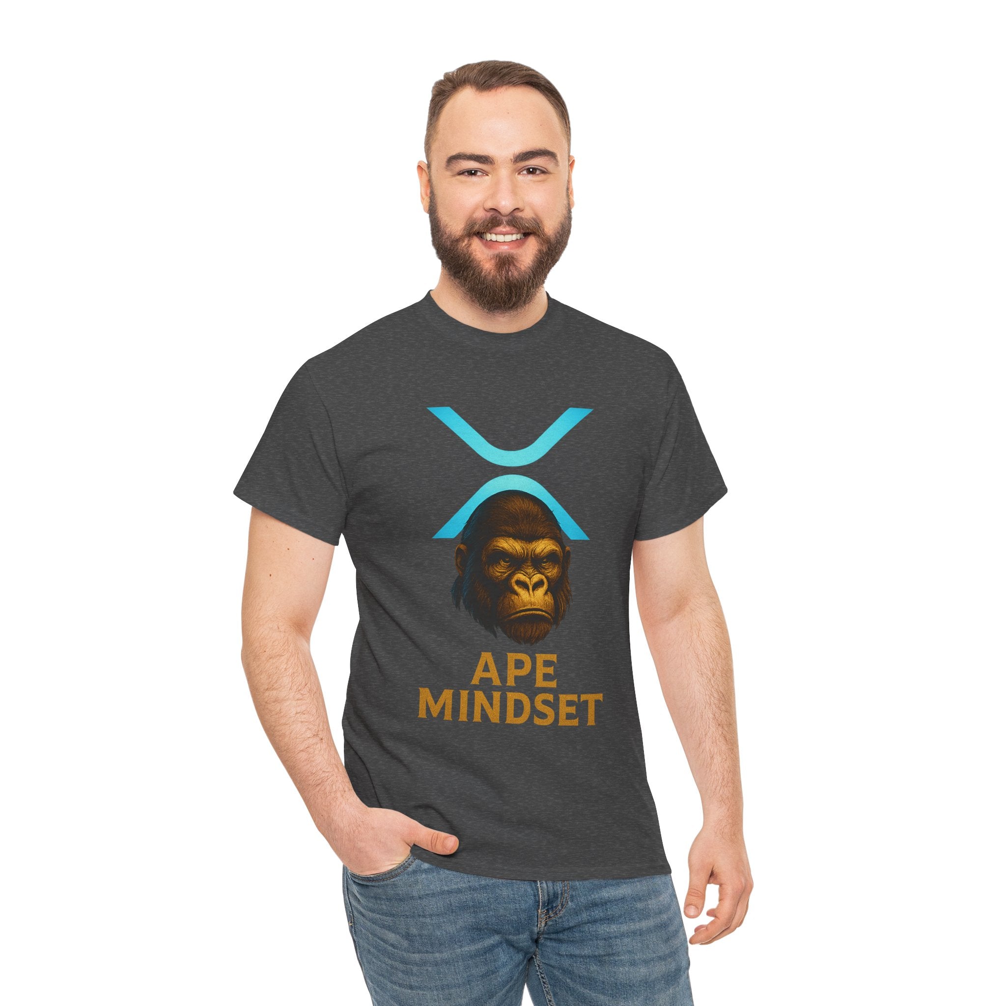 Ape Mindset T-Shirt — Crypto XRP Ape Graphic Tee