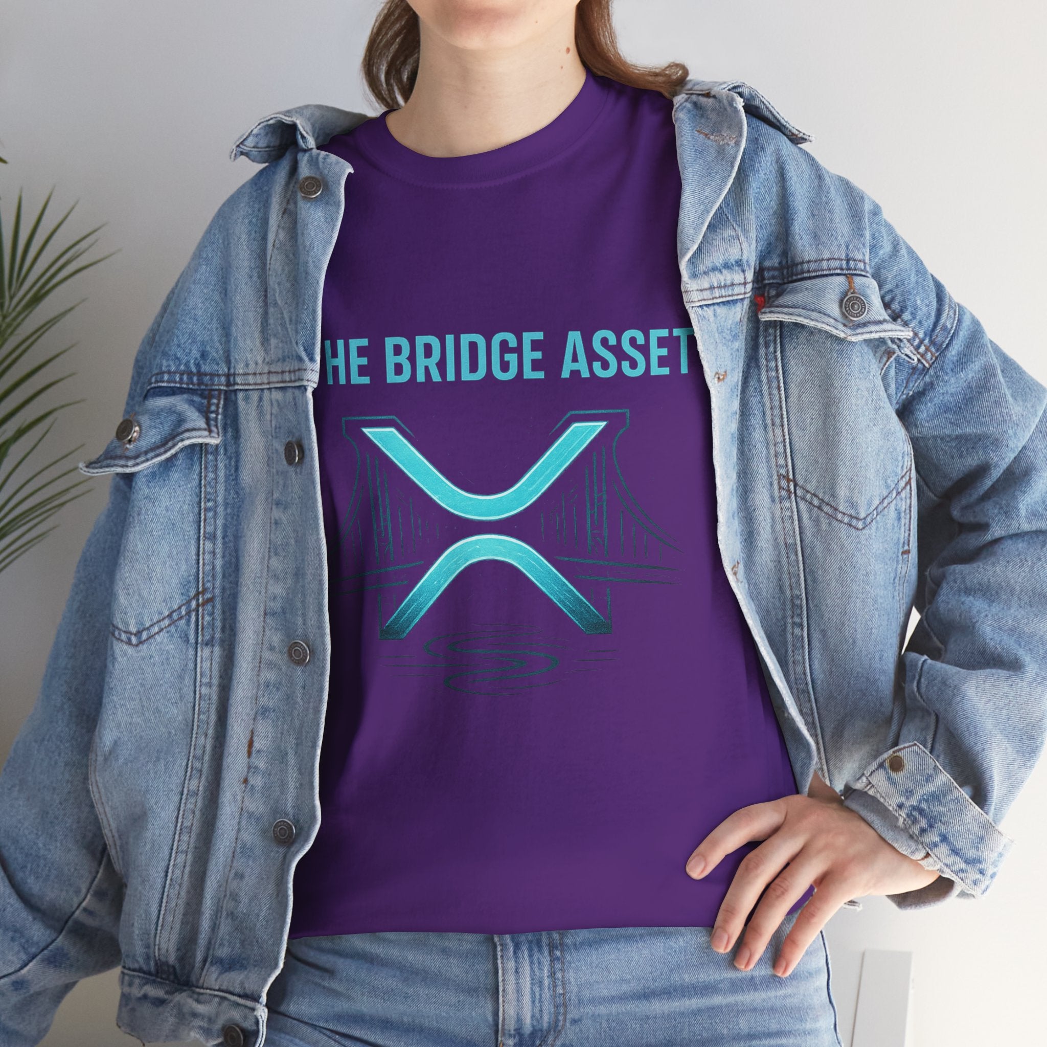 XRP 'The Bridge Asset' Graphic Tee — Crypto Ripple Logo Shirt