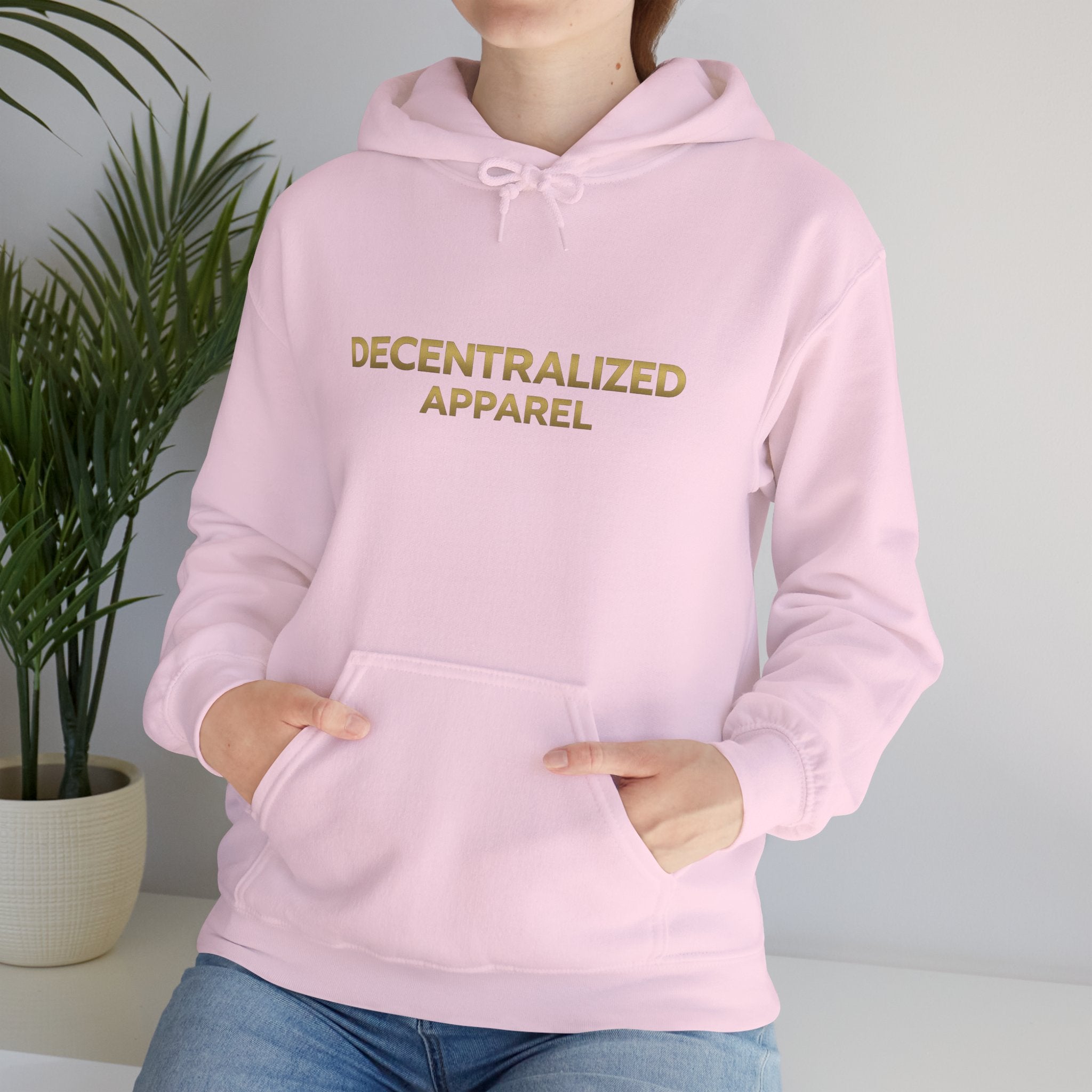 Decentralized Apparel Hoodie — Minimalist Crypto-Inspired White Pullover