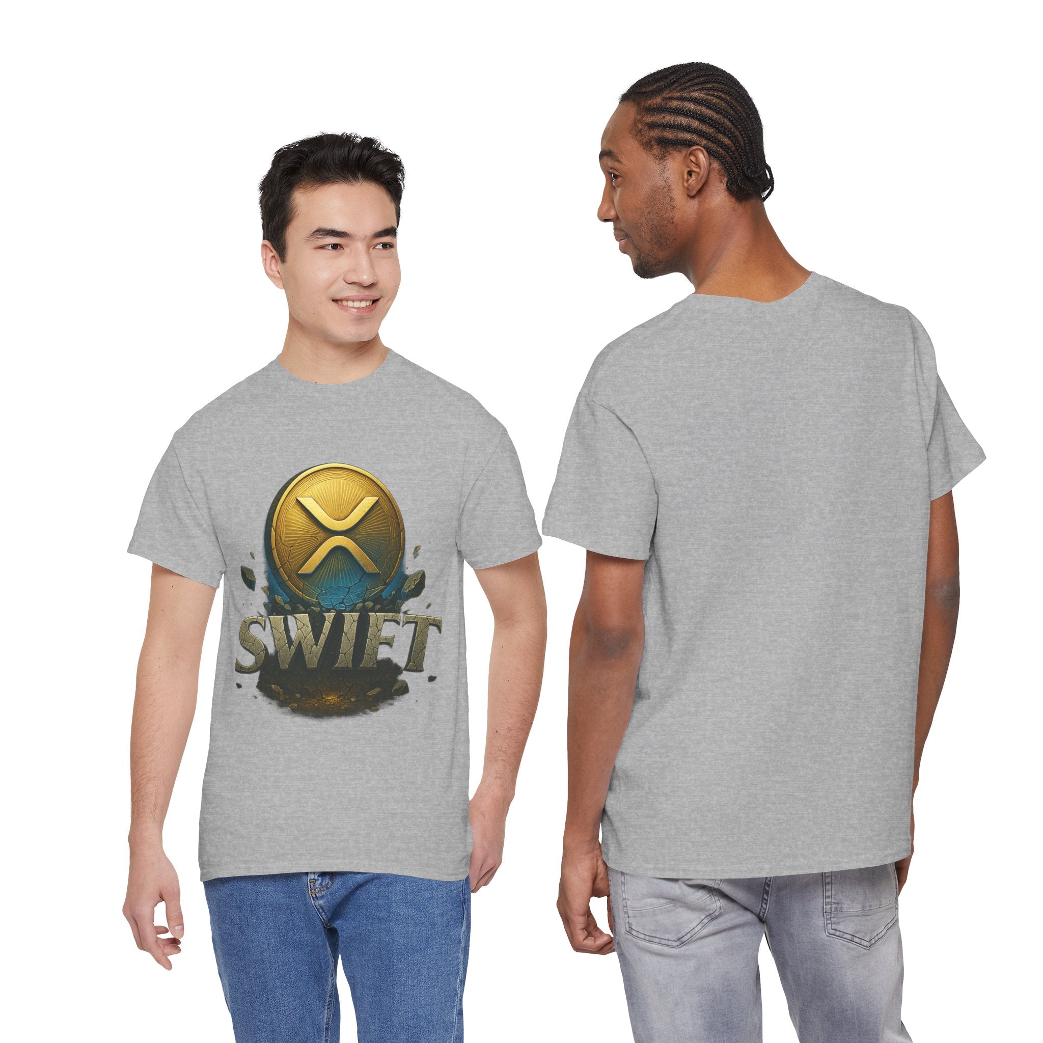XRP Swift Cryptocurrency T‑Shirt — Ripple Coin Logo Graphic Tee