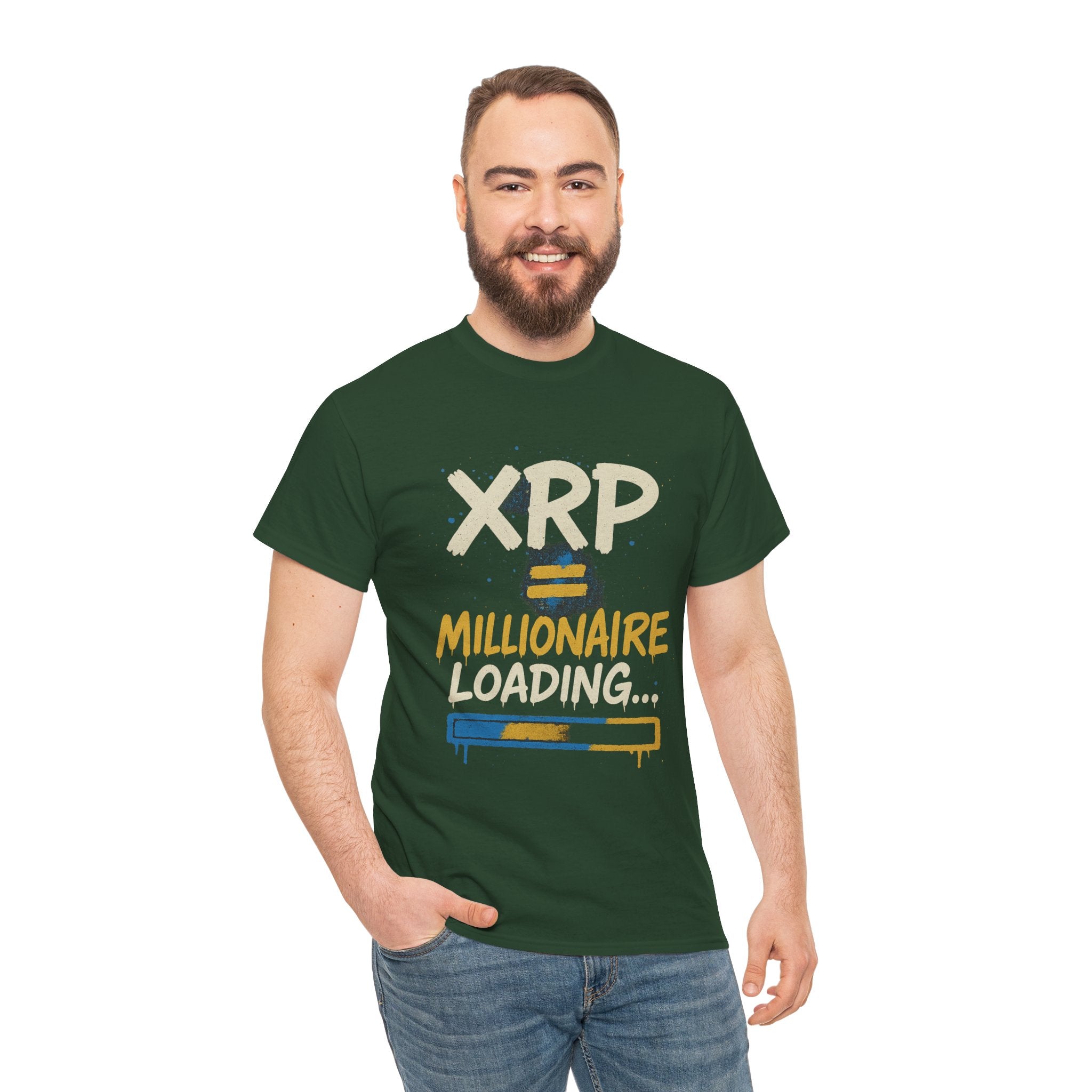 XRP Millionaire Loading T-Shirt — Crypto Investor Progress Tee