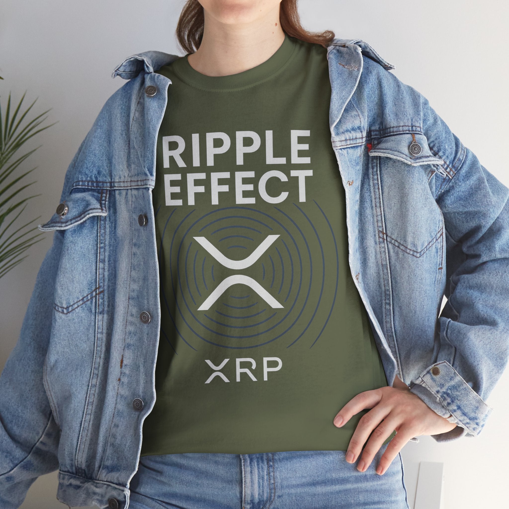 Ripple Effect XRP Tee — Minimal Cryptocurrency Logo T-Shirt