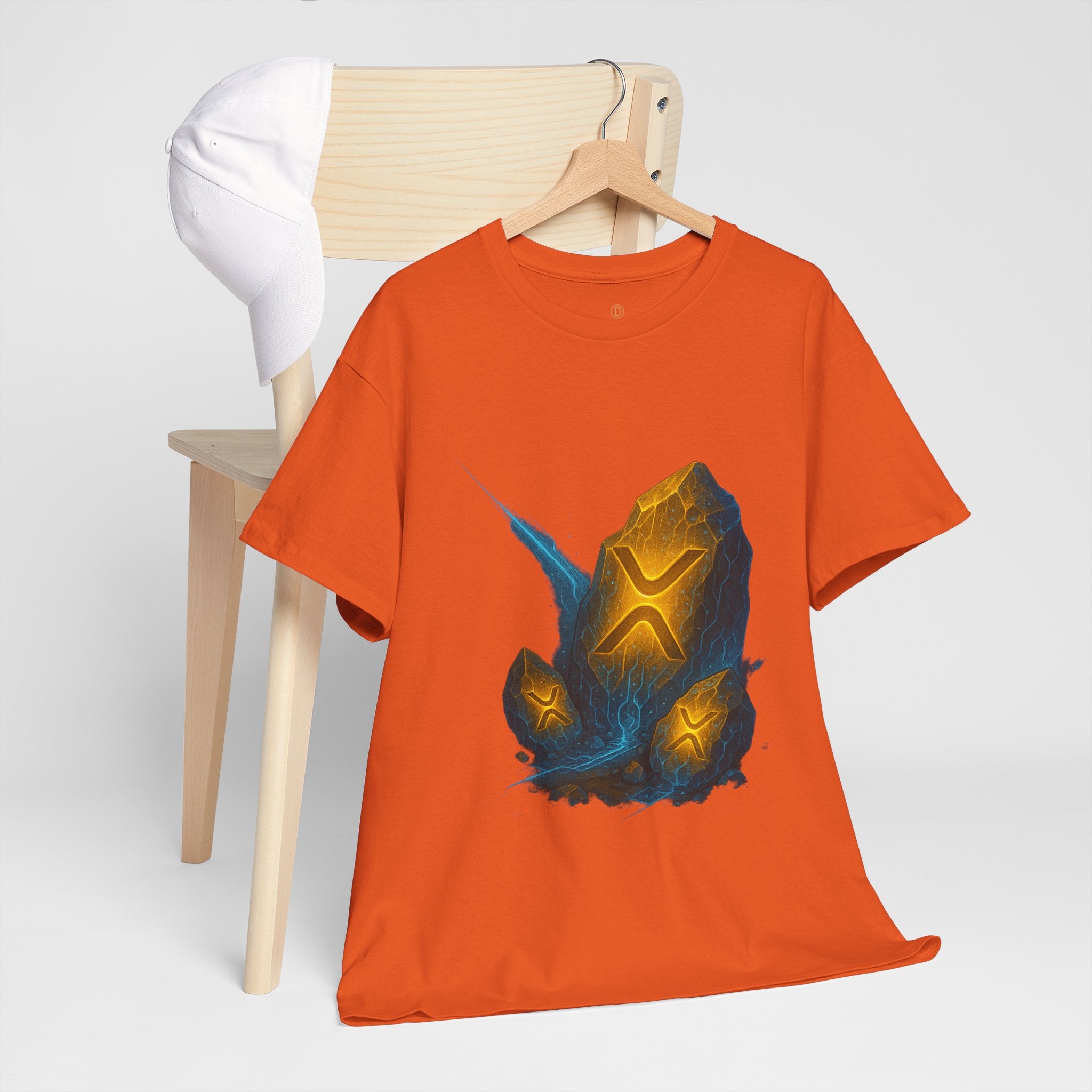 Rune Stone Graphic Tee — Glowing Mystic Rock T-Shirt