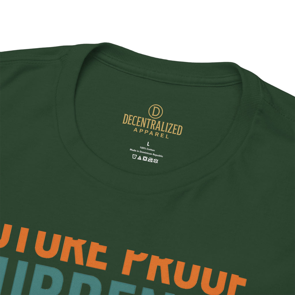 RIPPLE XRP 'Future Proof Currency' Graphic Tee — Crypto Retro Logo Shirt