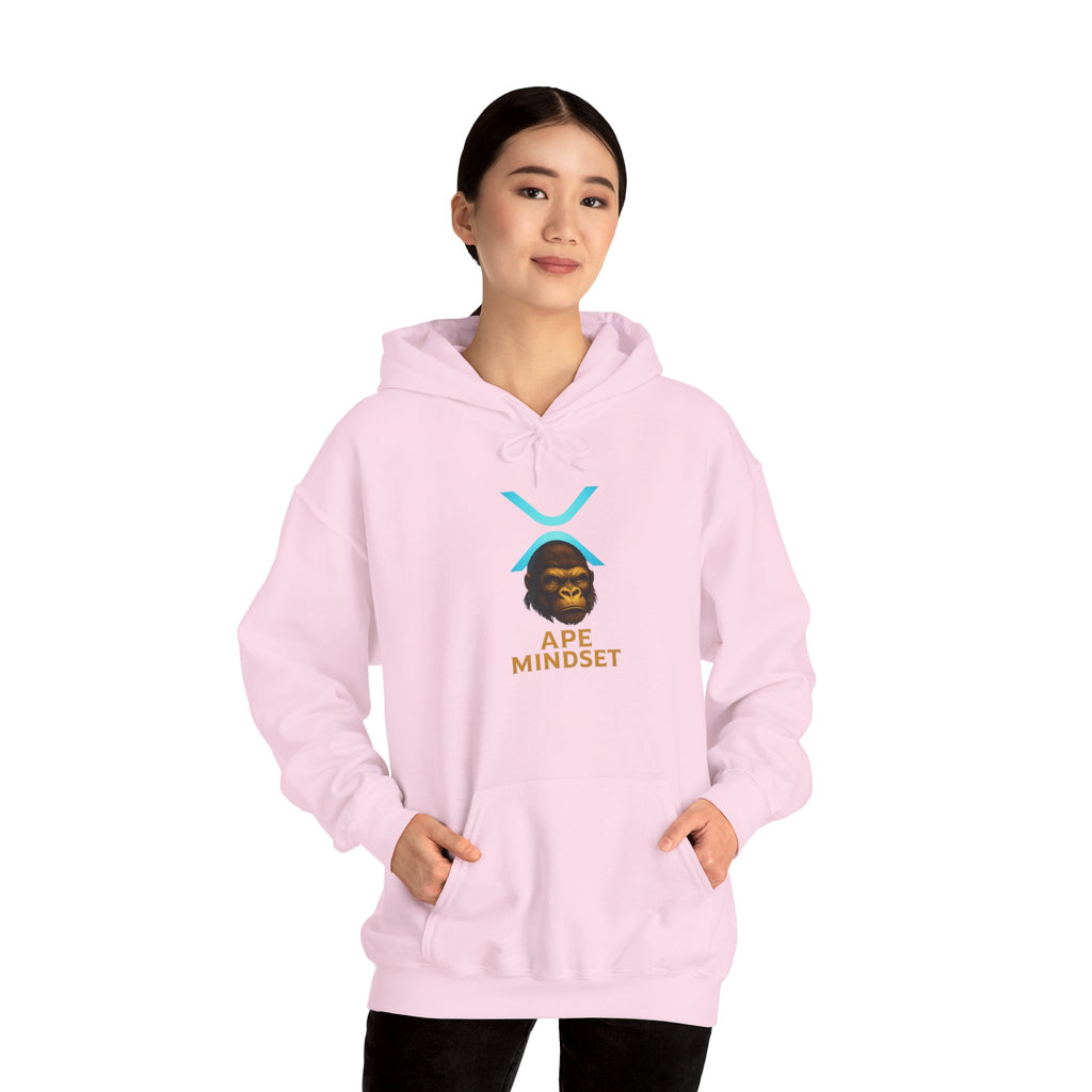 Ape Mindset Hoodie — Crypto XRP Logo Gorillaz Graphic Sweatshirt