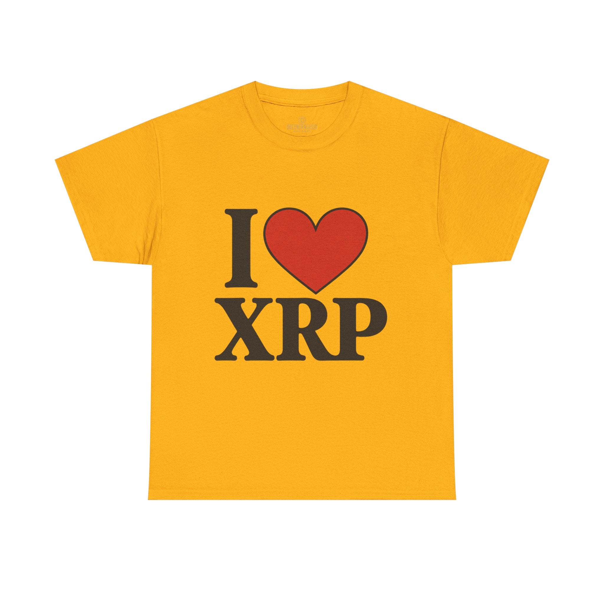 I  XRP T-Shirt — Crypto Enthusiast Ripple Tee