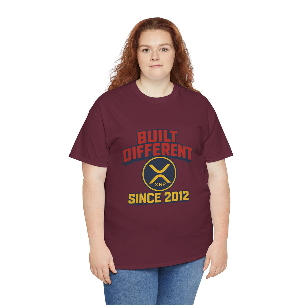 Built Different Since 2012 T-Shirt – Retro XRP Logo Tee