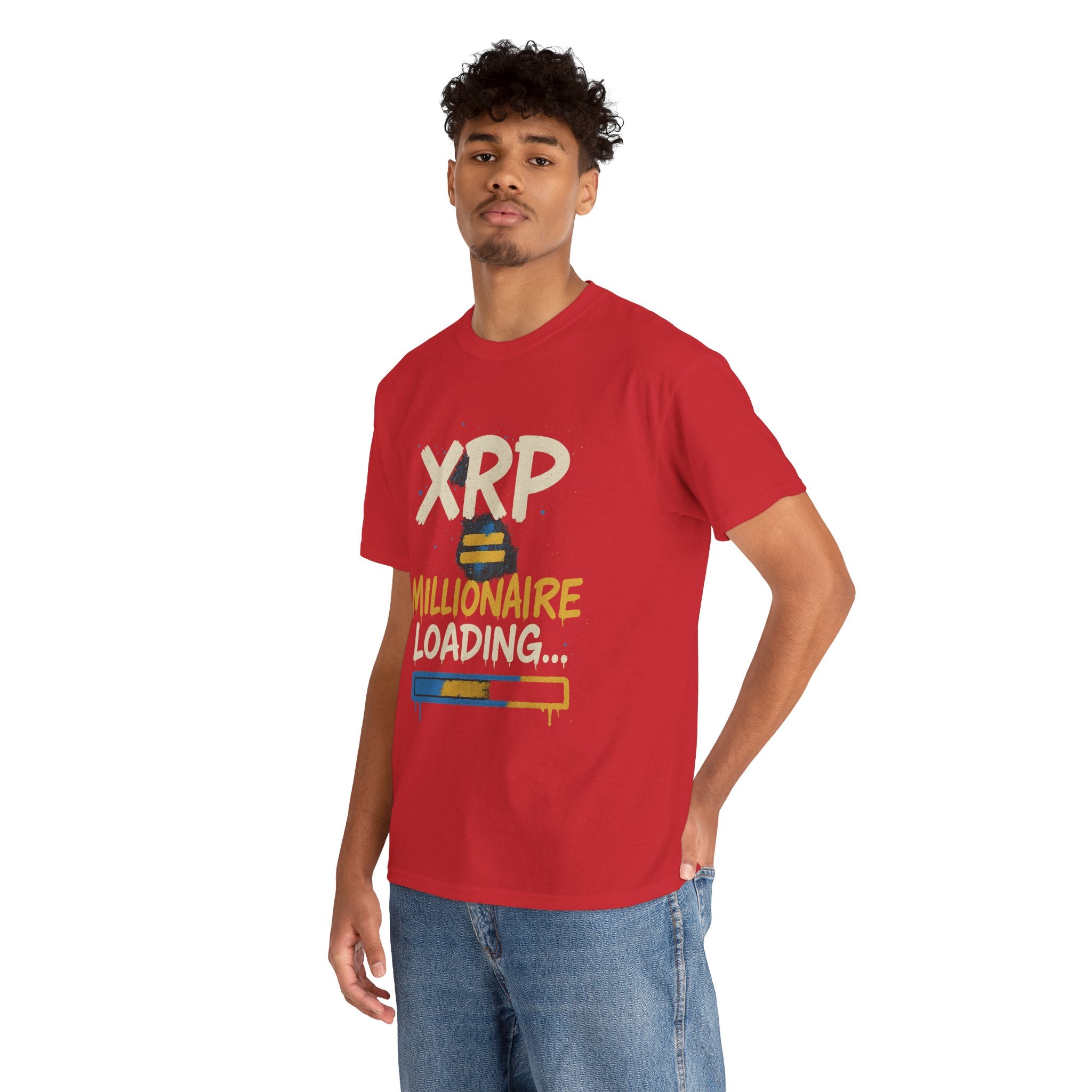 XRP Millionaire Loading T-Shirt — Crypto Investor Progress Tee