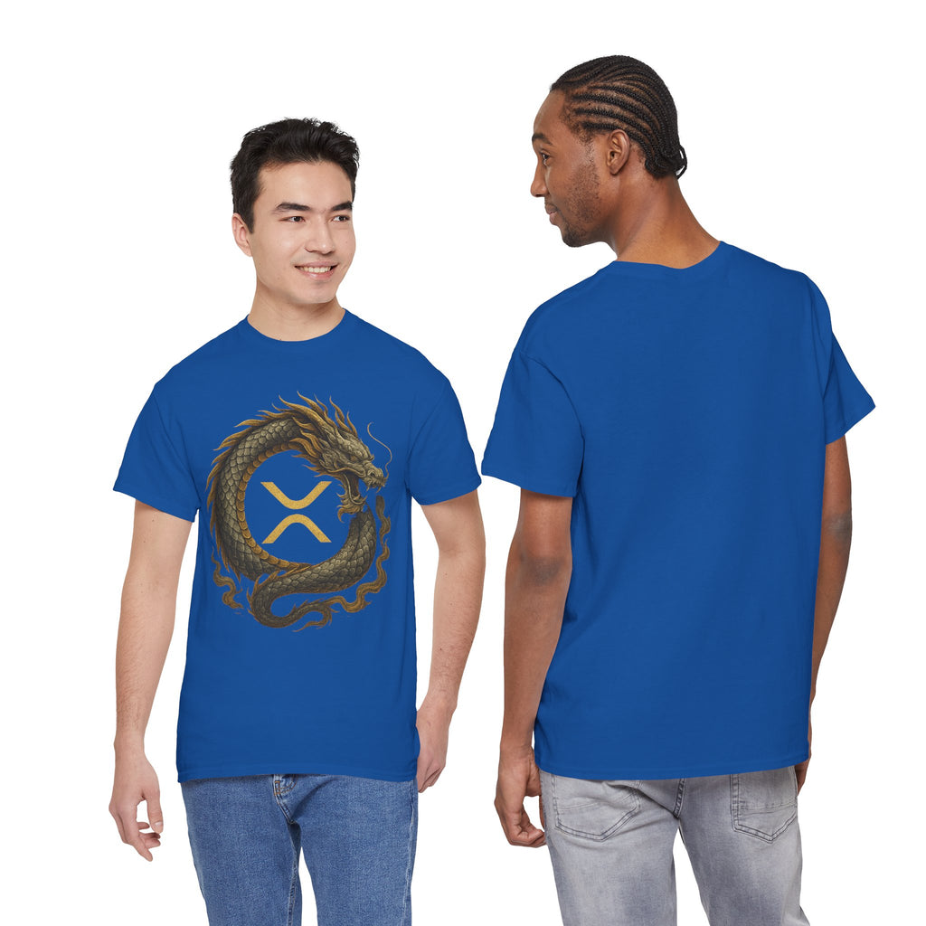 Dragon XRP Logo T-Shirt — Crypto XRP Circle Dragon Graphic Tee