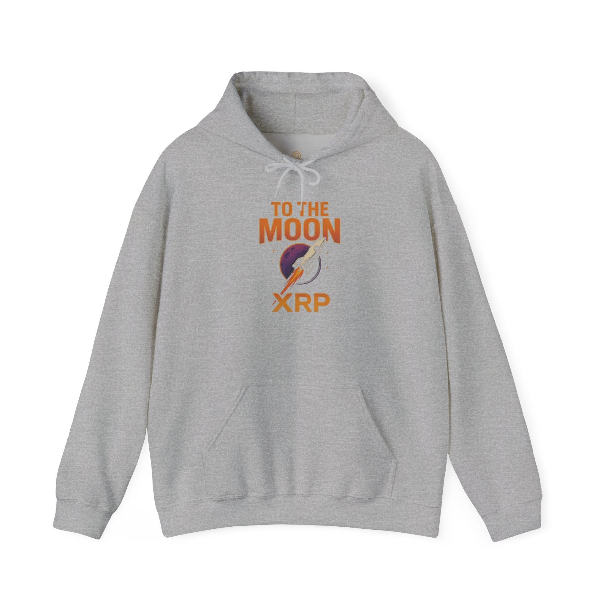 XRP To The Moon Hoodie — Crypto Investor Graphic Sweatshirt