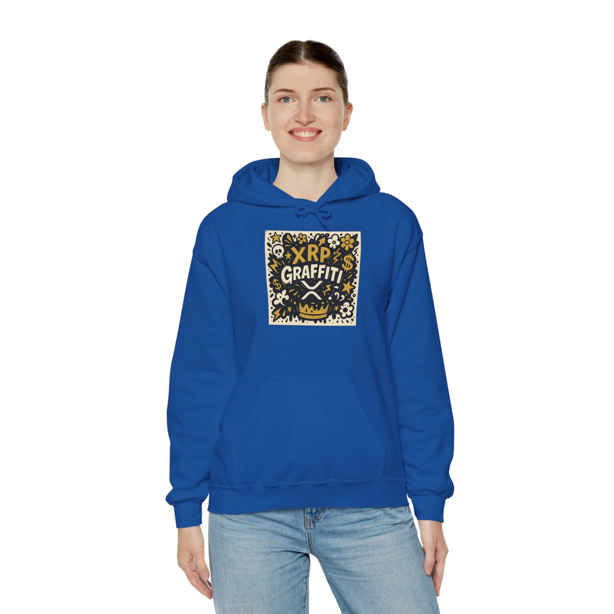 XRP Graffiti Hoodie – Street Art Crypto Sweatshirt