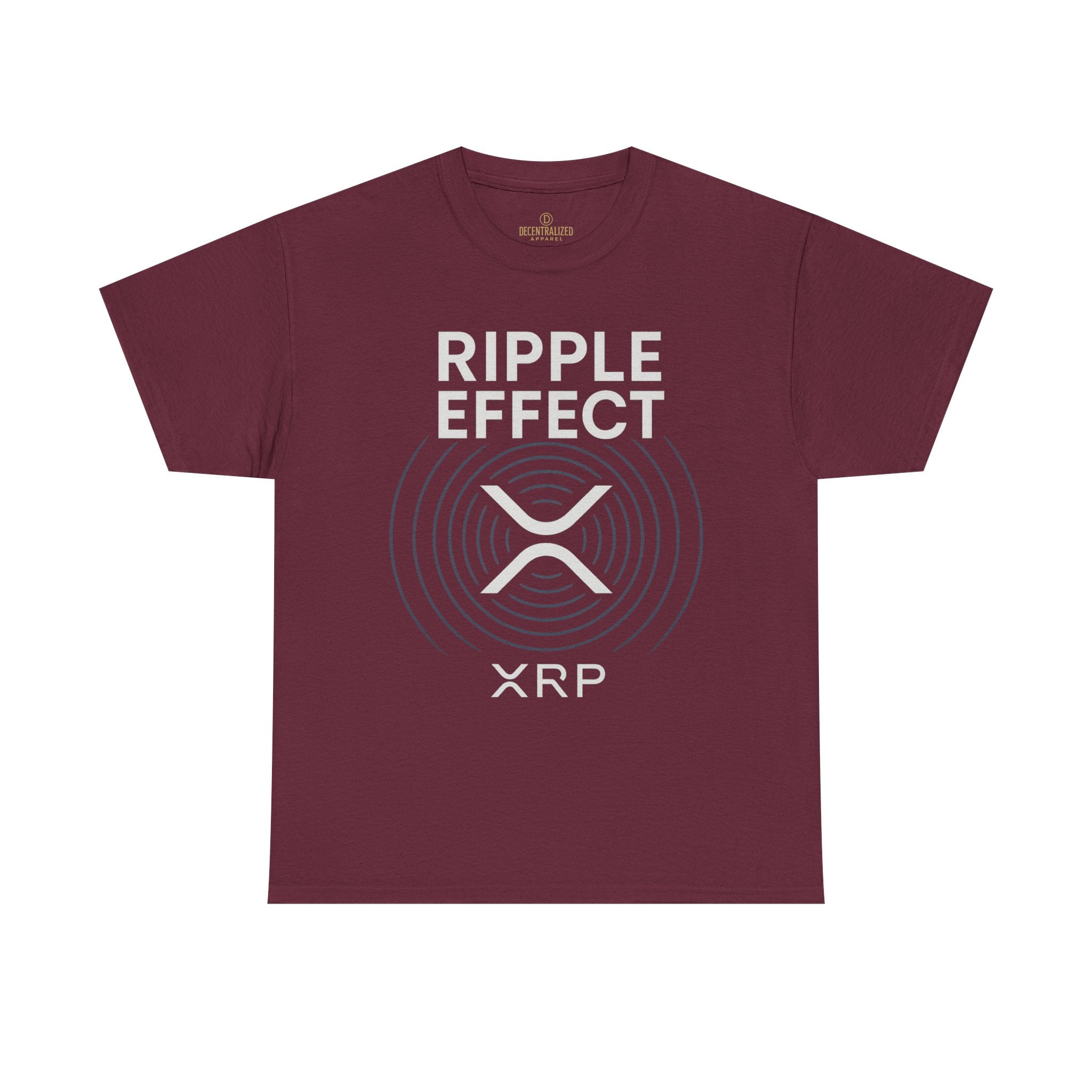 Ripple Effect XRP Tee — Minimal Cryptocurrency Logo T-Shirt