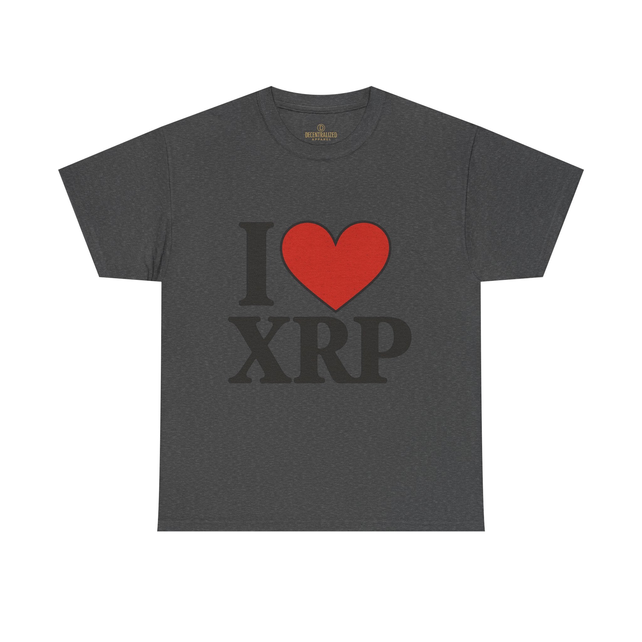 I  XRP T-Shirt — Crypto Enthusiast Ripple Tee
