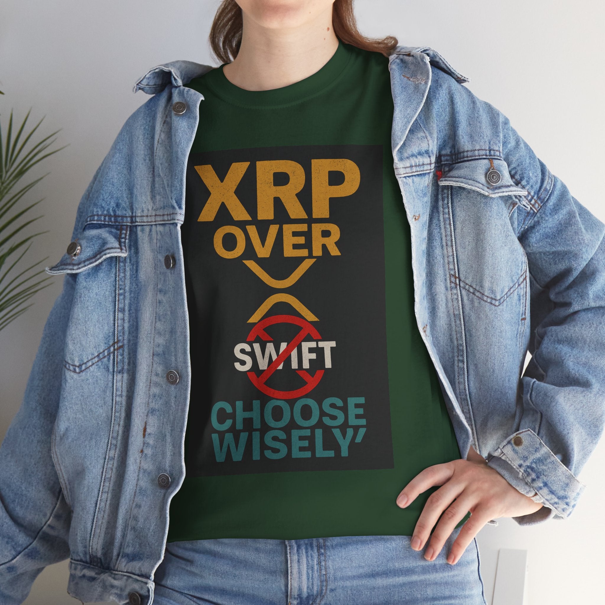 XRP Over SWIFT Choose Wisely Tee
