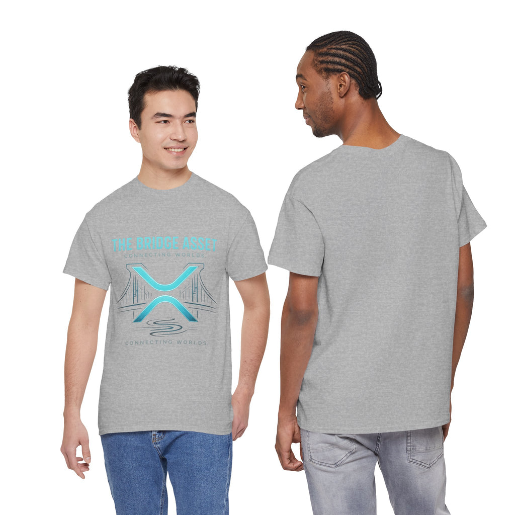 The Bridge Asset Tee – 'Connecting Worlds' Crypto Ripple X Logo T-Shirt
