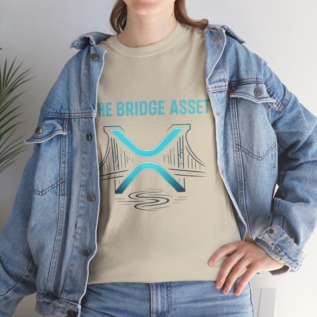 XRP 'The Bridge Asset' Graphic Tee — Crypto Ripple Logo Shirt