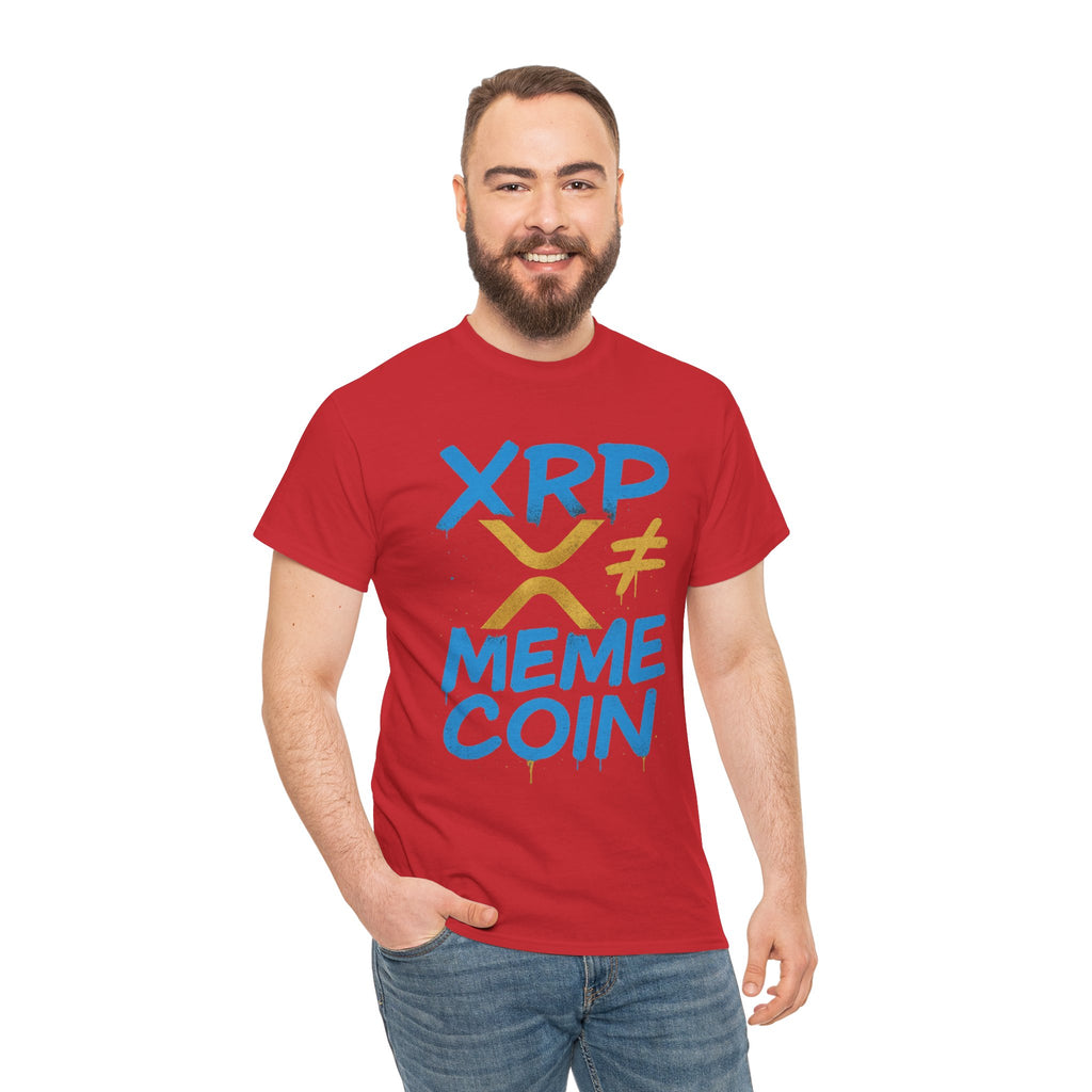 XRP ≠ Meme Coin T‑Shirt — Crypto Advocate Graphic Tee
