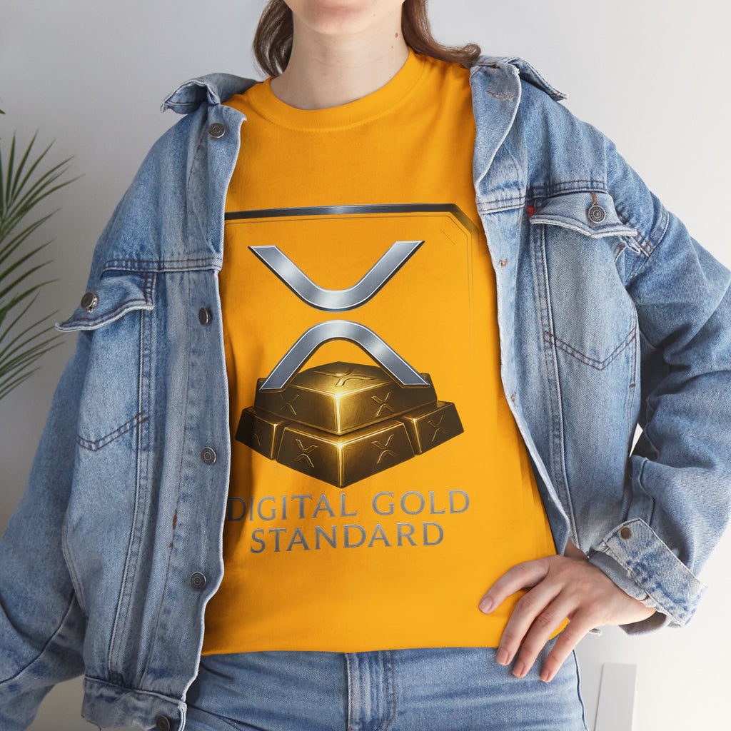 XRP 'Digital Gold Standard' Tee — Cryptocurrency Logo Shirt