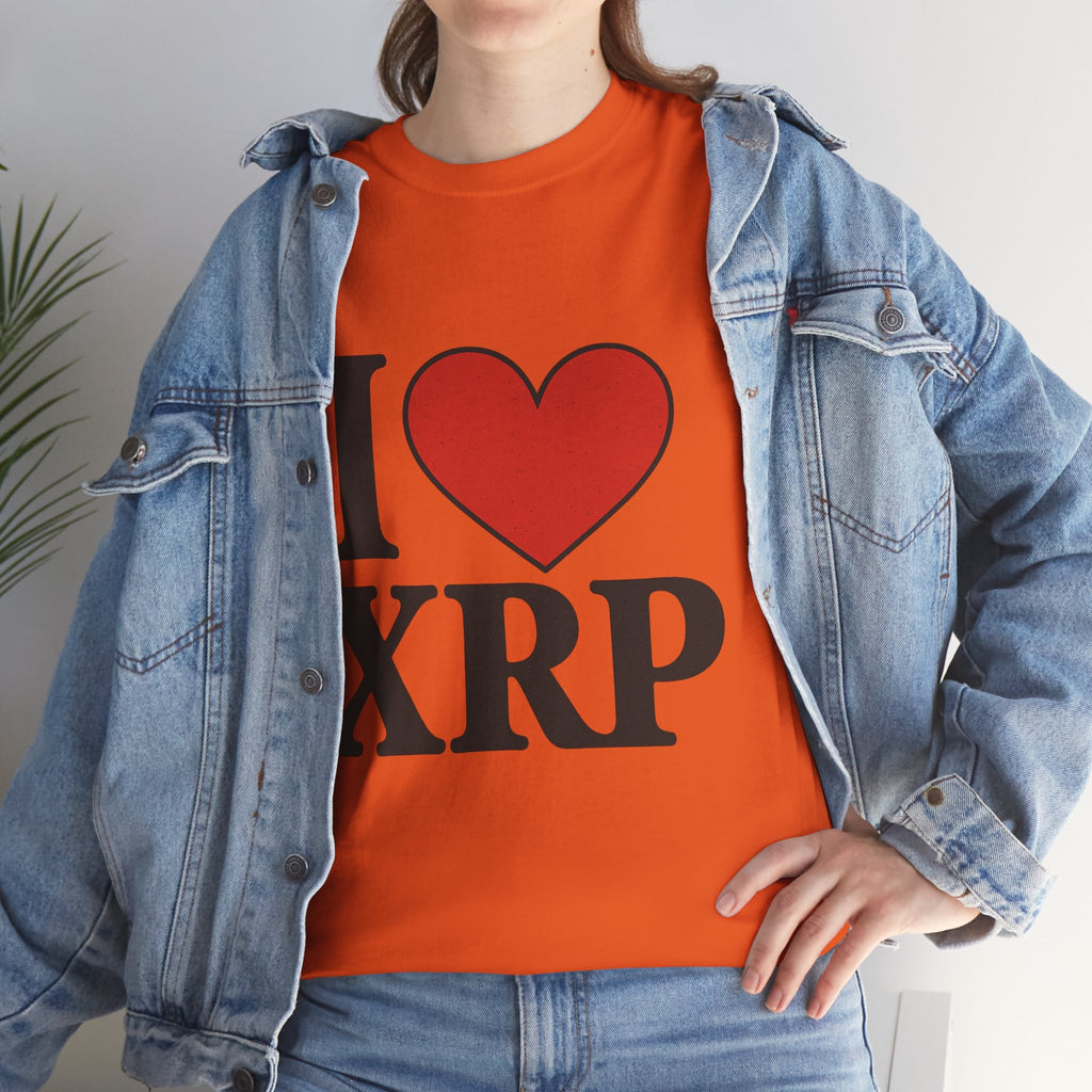 I  XRP T-Shirt — Crypto Enthusiast Ripple Tee