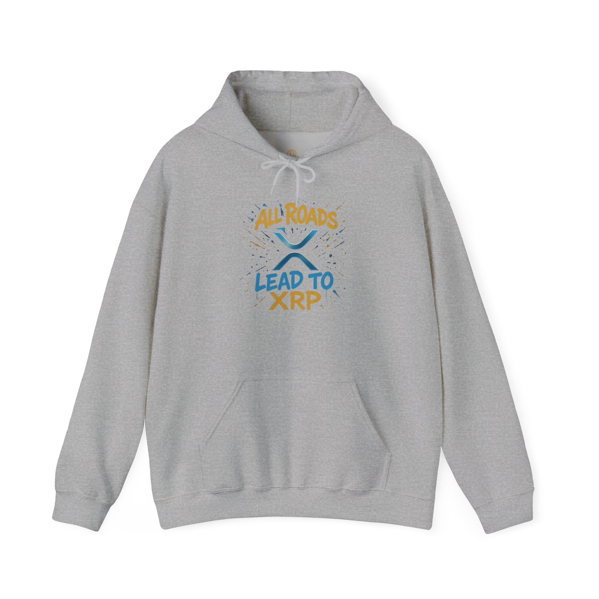 All Roads Lead to XRP Hoodie – Crypto Investor Pullover