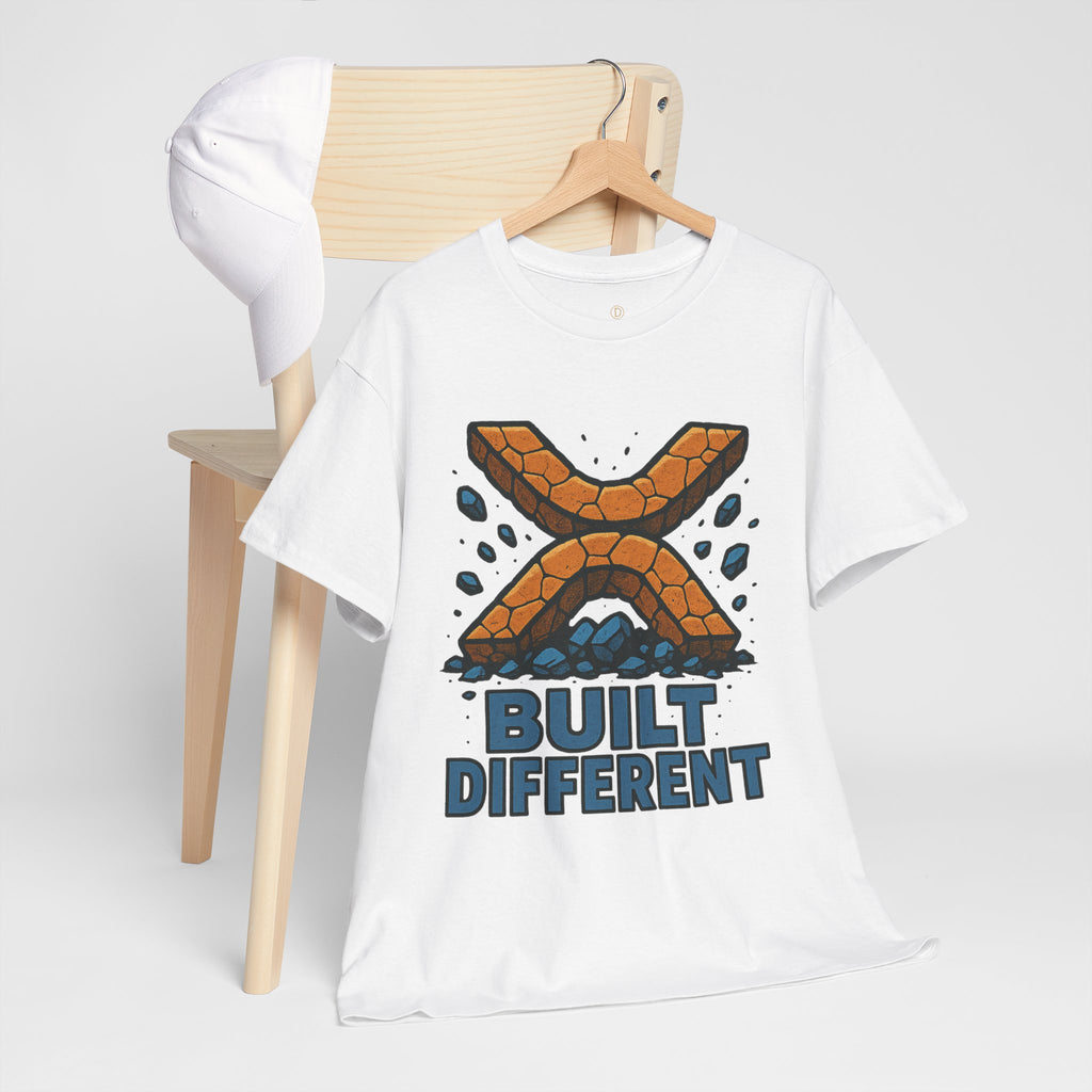 Built Different T-Shirt — Rugged Crypto X Design Tee