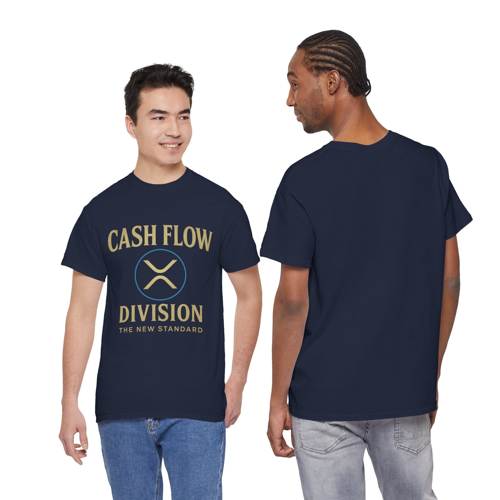 Cash Flow Division Tee — "The New Standard" Graphic T-Shirt