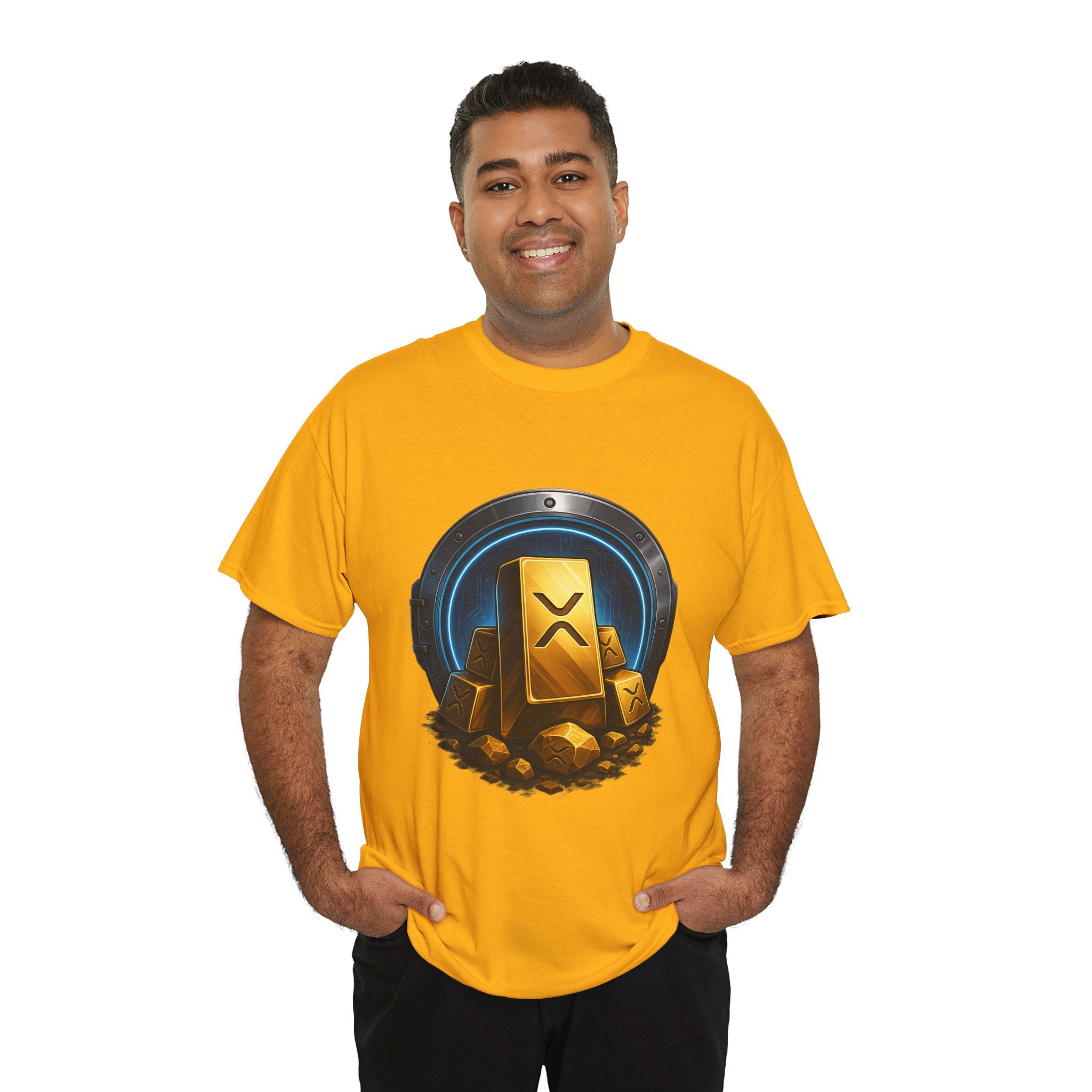 Crypto Gold Bars T-Shirt — Ripple (XRP) Stack Graphic Tee