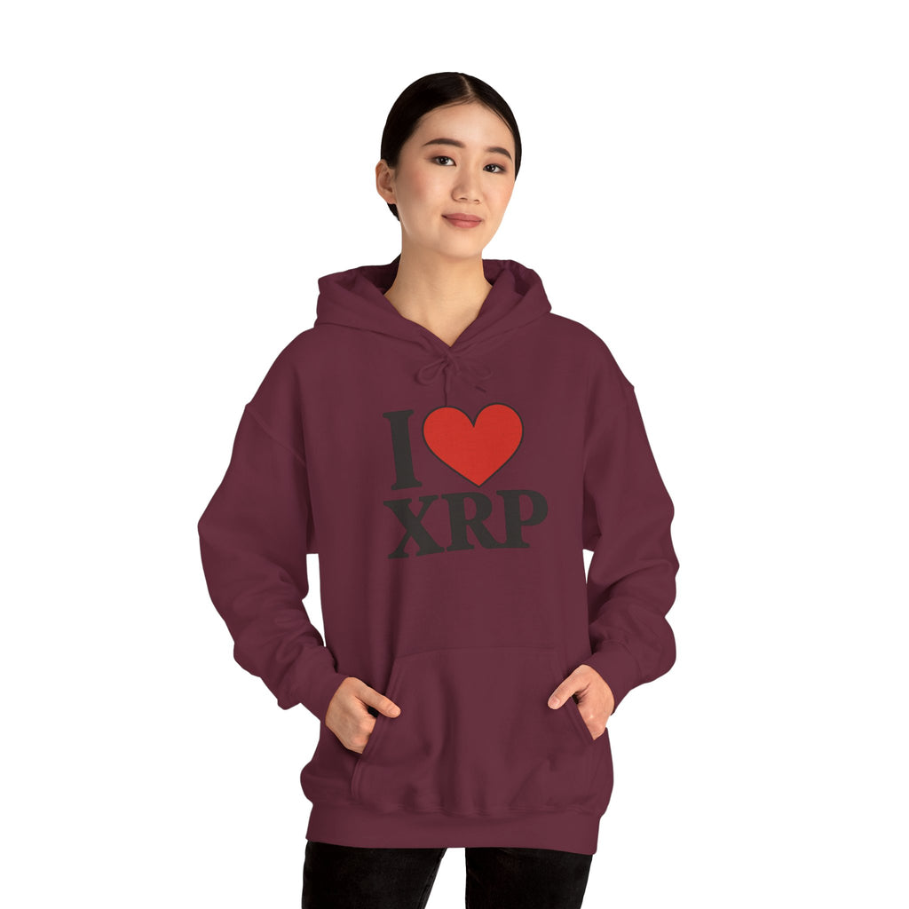 I  XRP Hoodie — Crypto Enthusiast Ripple Sweatshirt