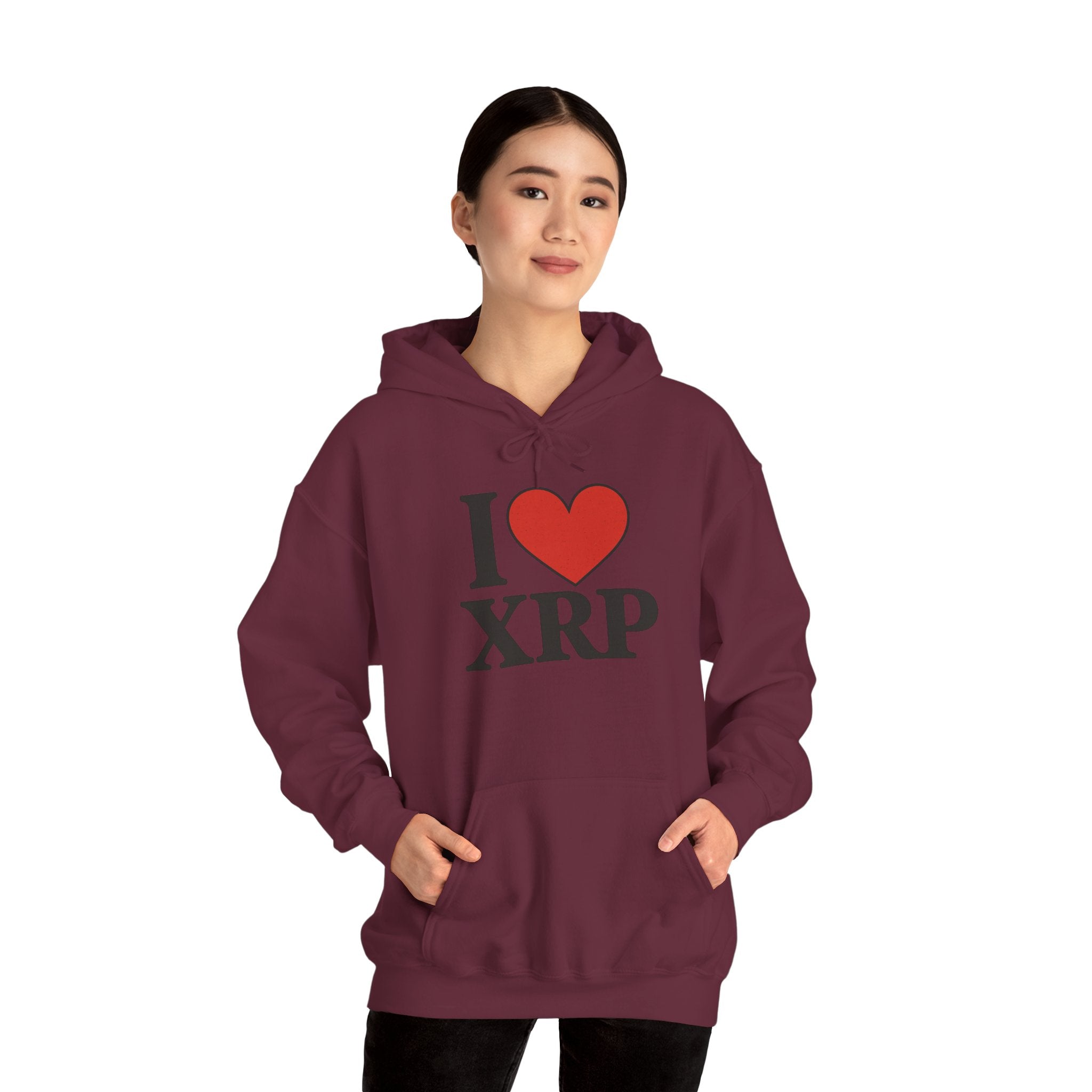 I  XRP Hoodie — Crypto Enthusiast Ripple Sweatshirt