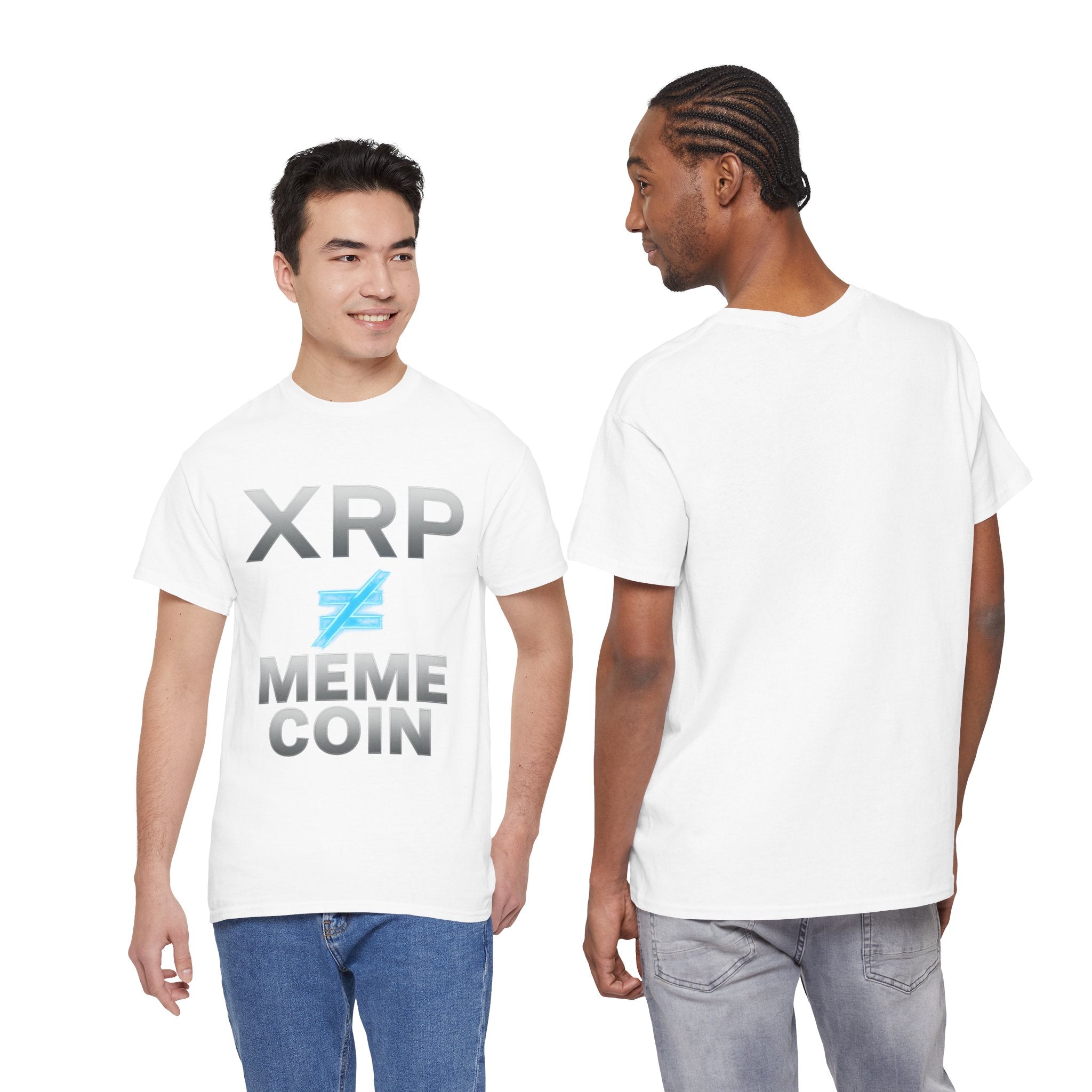 XRP ≠ Meme Coin T-Shirt — Crypto Investor Statement Tee
