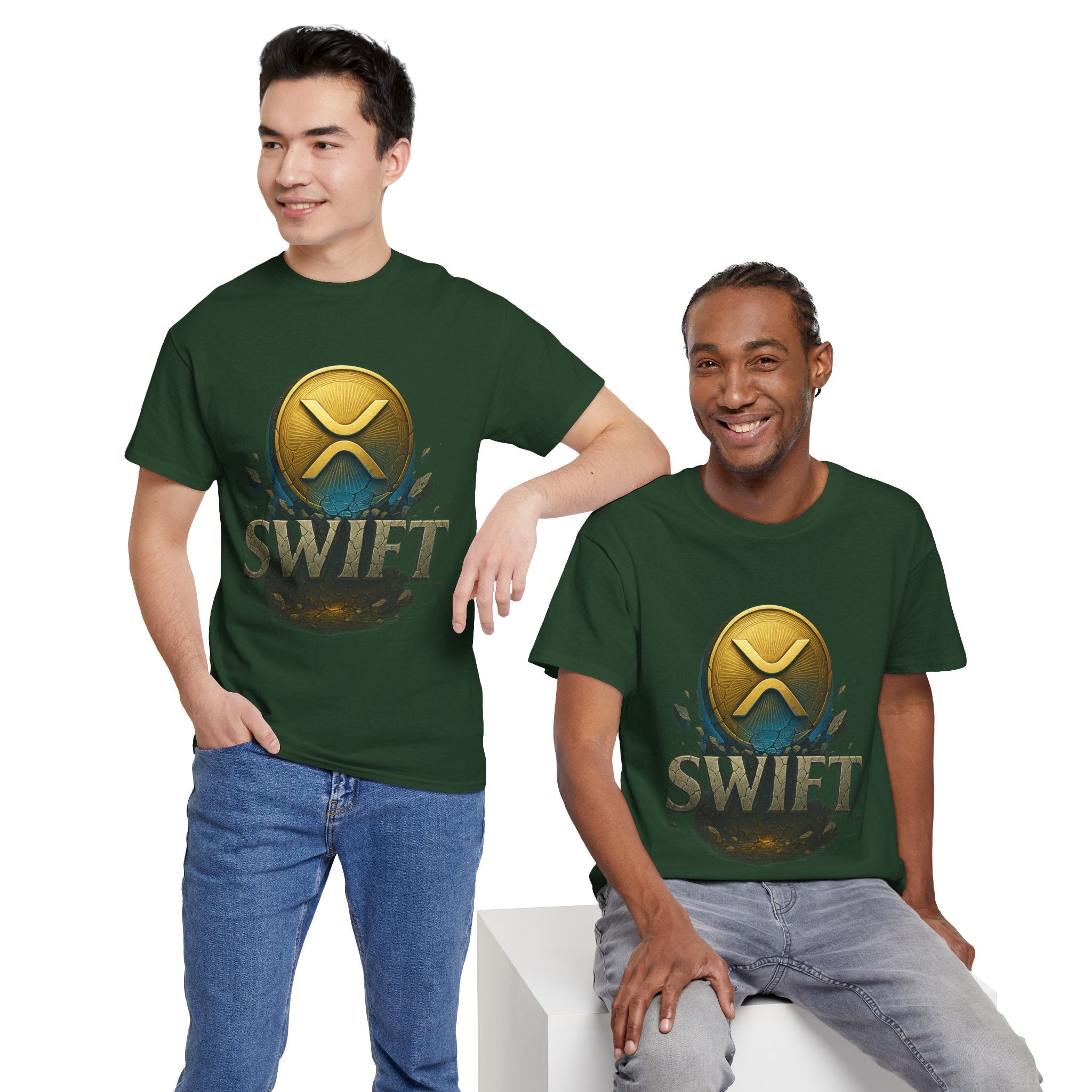 XRP Swift Cryptocurrency T‑Shirt — Ripple Coin Logo Graphic Tee