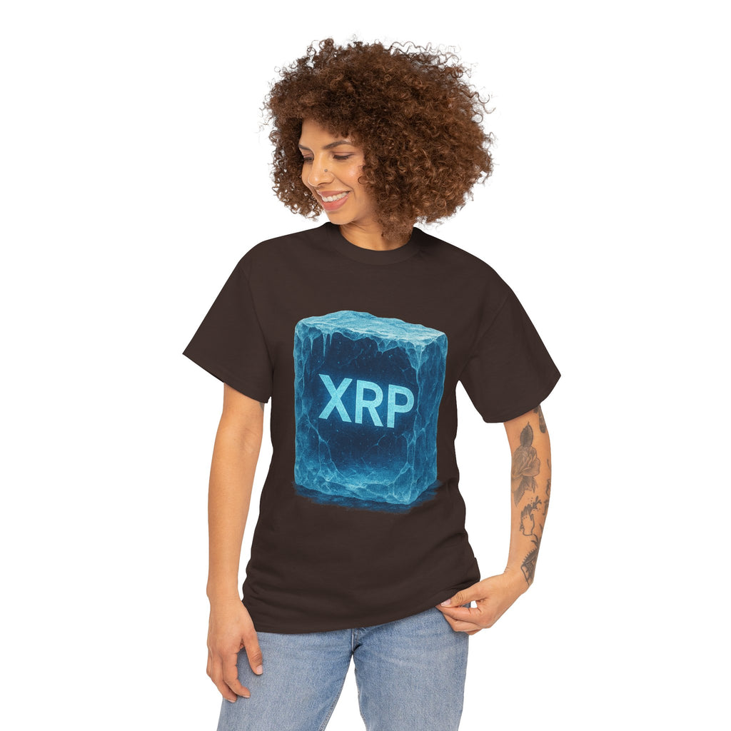 XRP Ice Block Tee — Crypto Ripple Logo T-Shirt