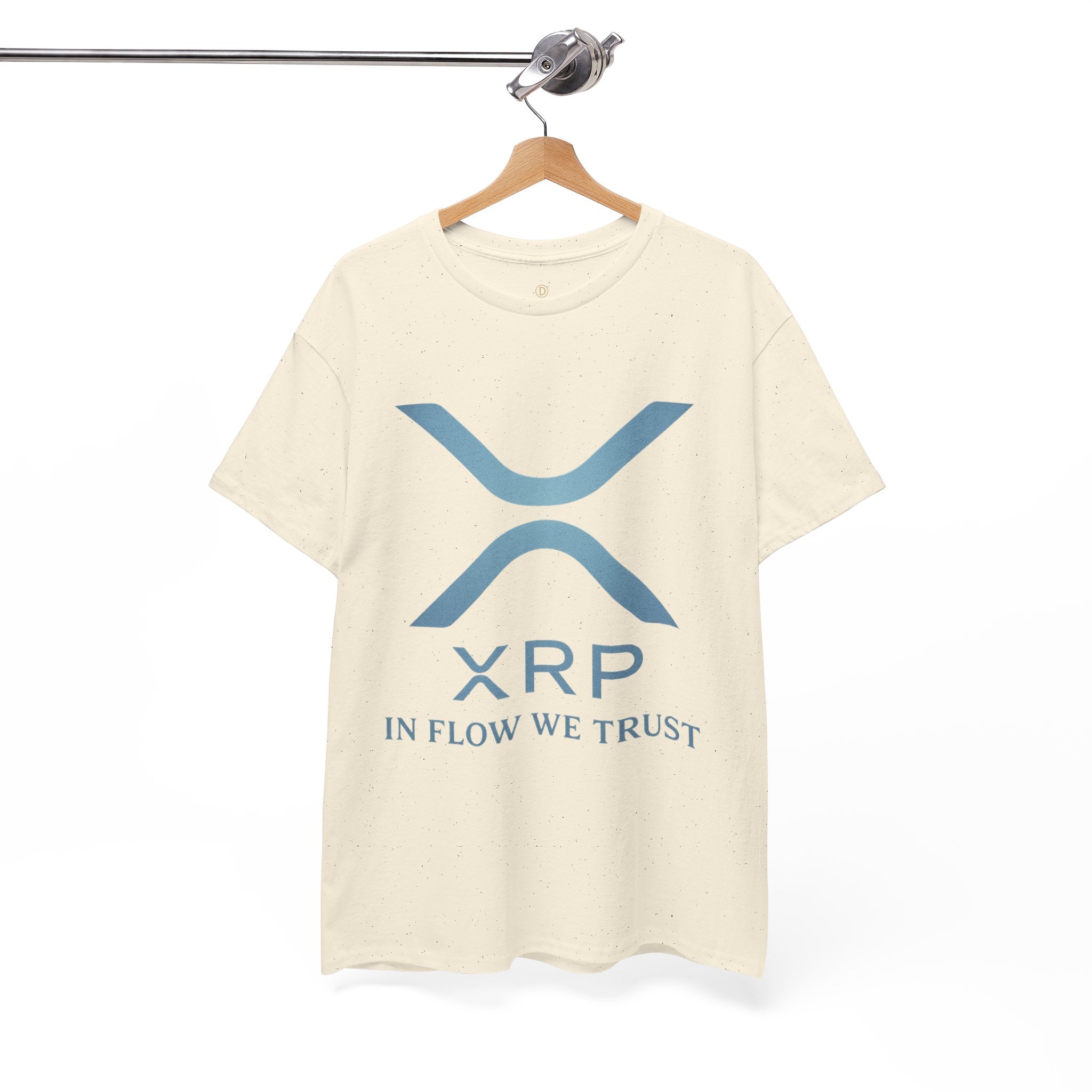 XRP Crypto Tee — "In Flow We Trust" Ripple Logo T-Shirt