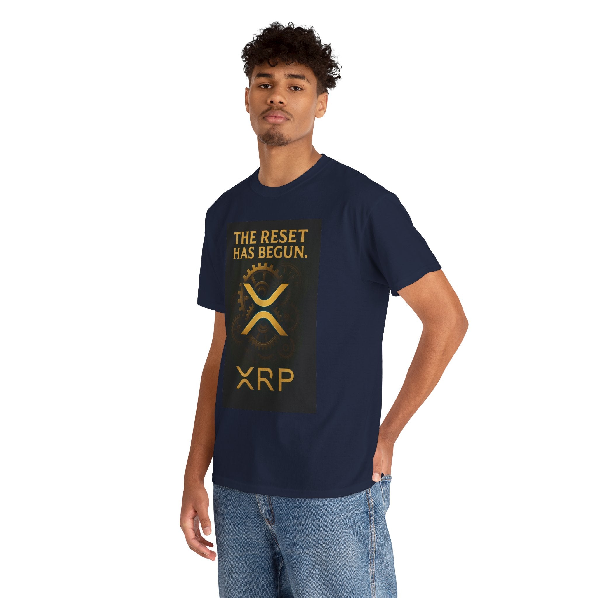 XRP Crypto Tee — "The Reset Has Begun" Bitcoin Alternative Shirt