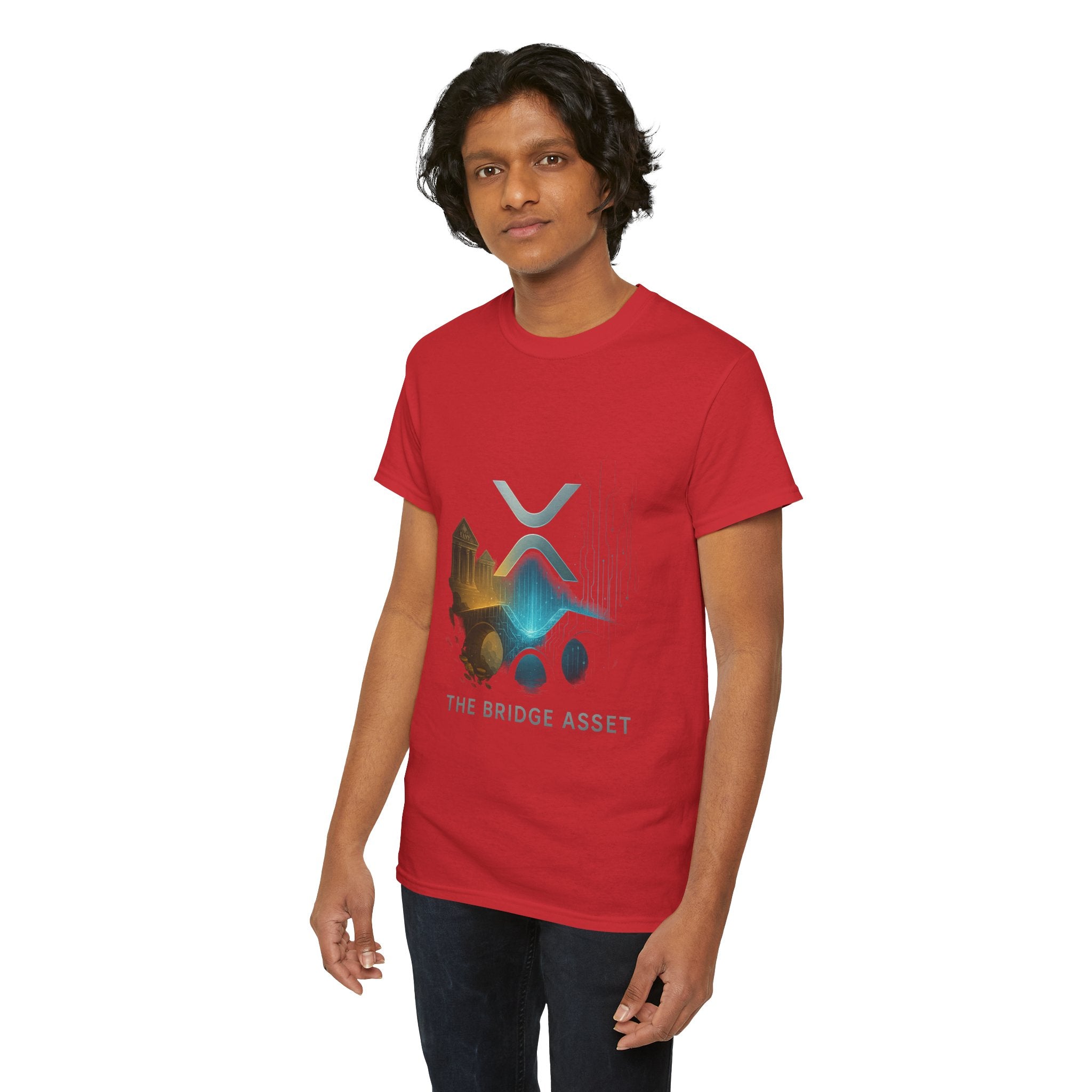 Ripple XRP Crypto Tee — 'The Bridge Asset' Logo T-Shirt