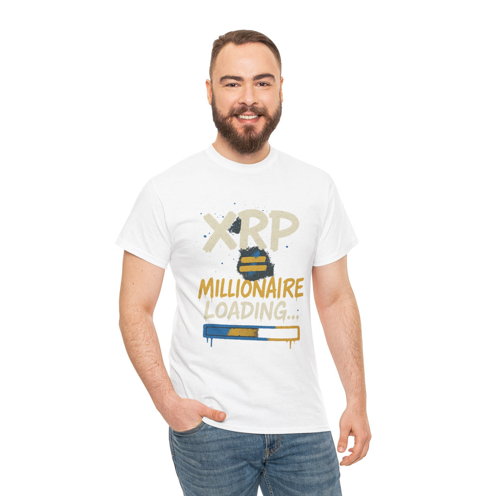 XRP Millionaire Loading T-Shirt — Crypto Investor Progress Tee