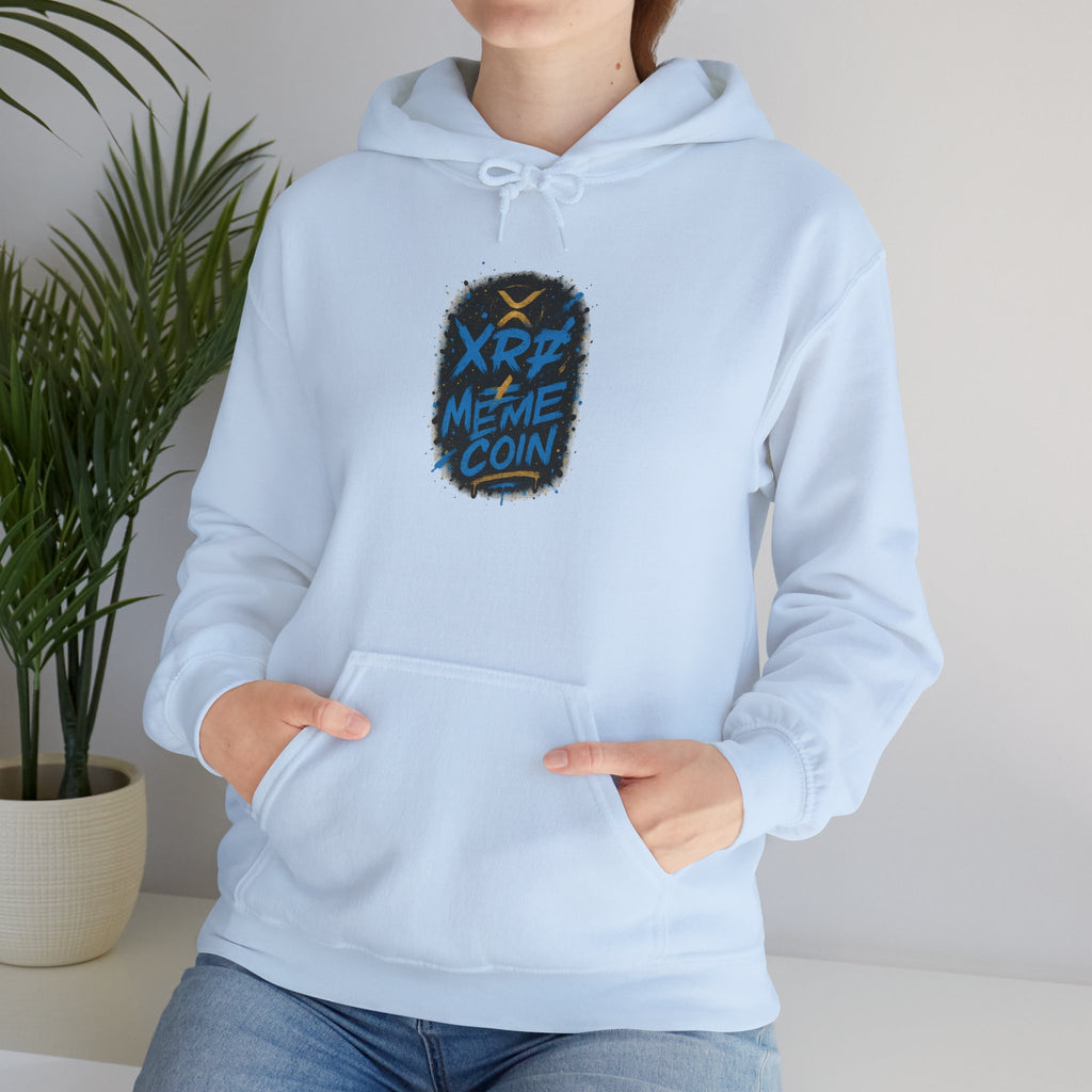 XRP Meme Coin Hoodie – Crypto Graffiti Logo Pullover