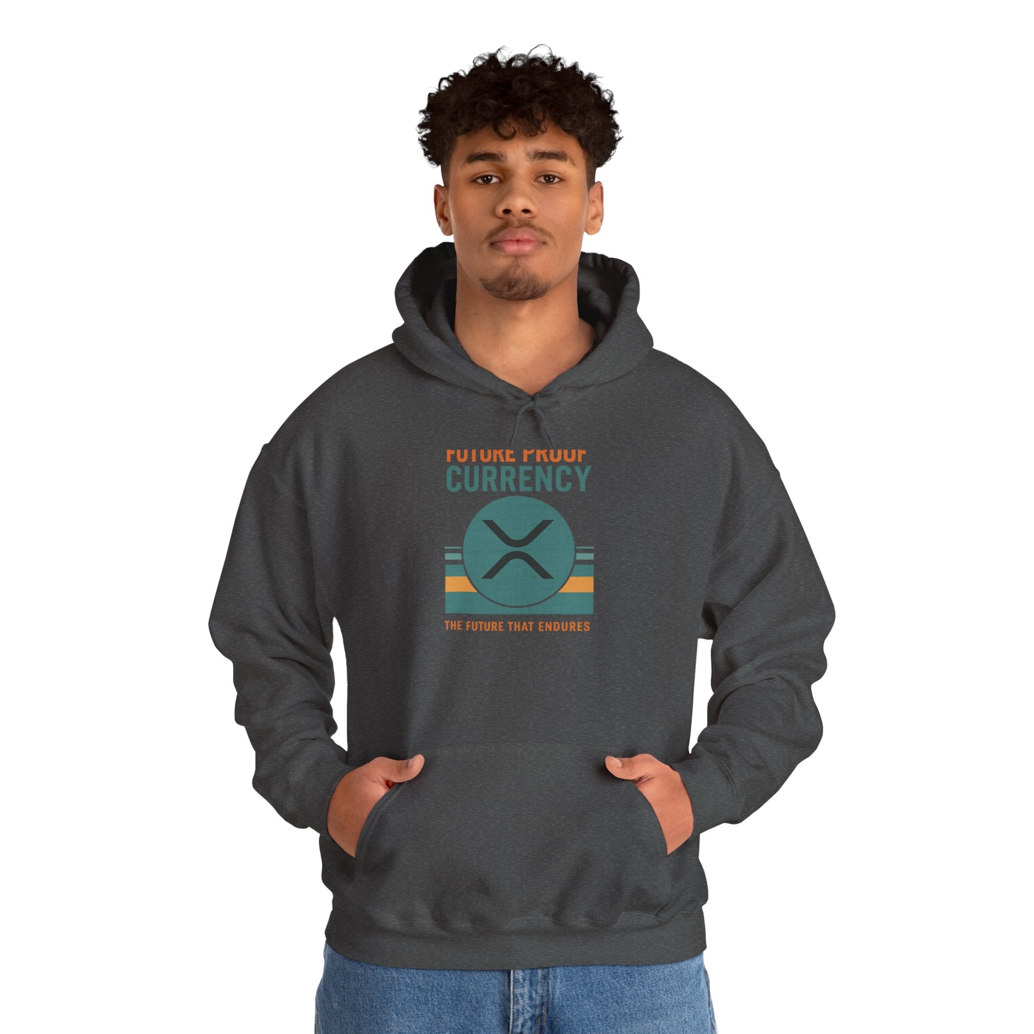 Ripple Crypto Hoodie – “Future Proof Currency” Retro Logo Sweatshirt