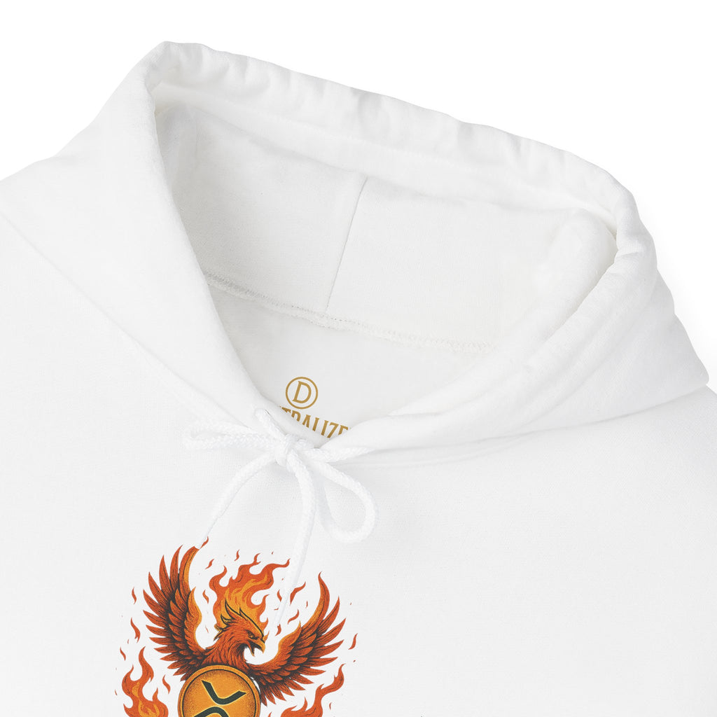 Phoenix Coin Hoodie — Fiery Phoenix Crest Sweatshirt
