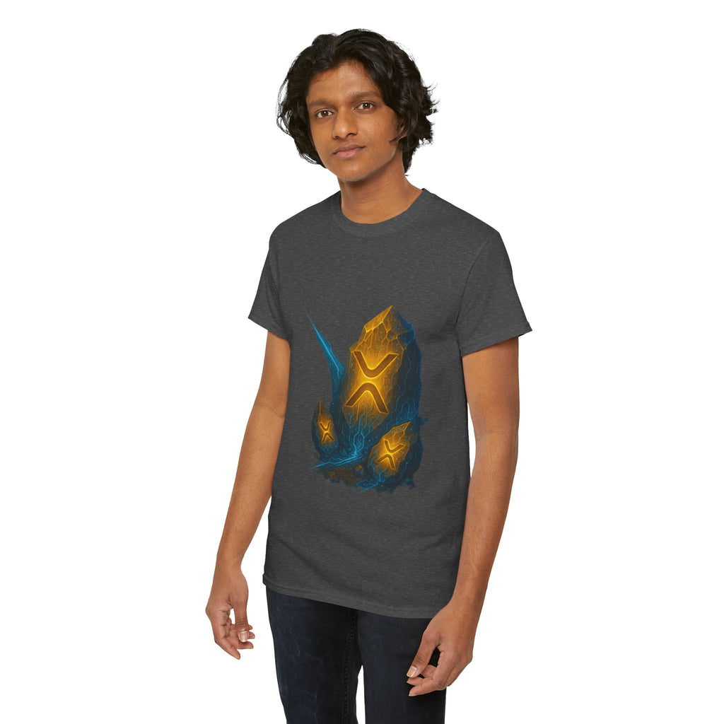 Rune Stone Graphic Tee — Glowing Mystic Rock T-Shirt