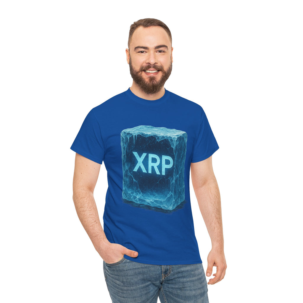 XRP Ice Block Tee — Crypto Ripple Logo T-Shirt